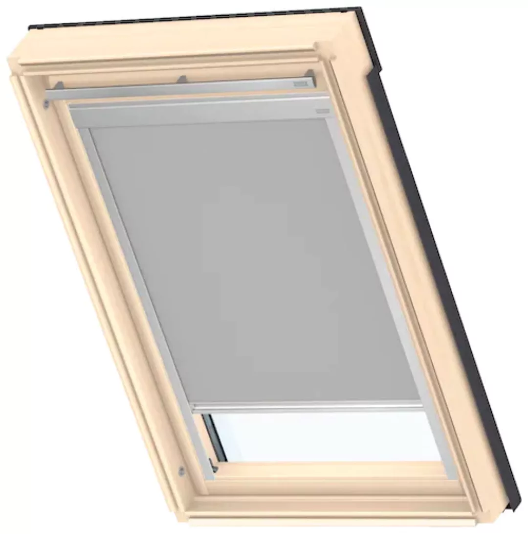 Velux Verdunkelungsrollo für Dachfenster Classic DBL U08 4204 Grau günstig online kaufen