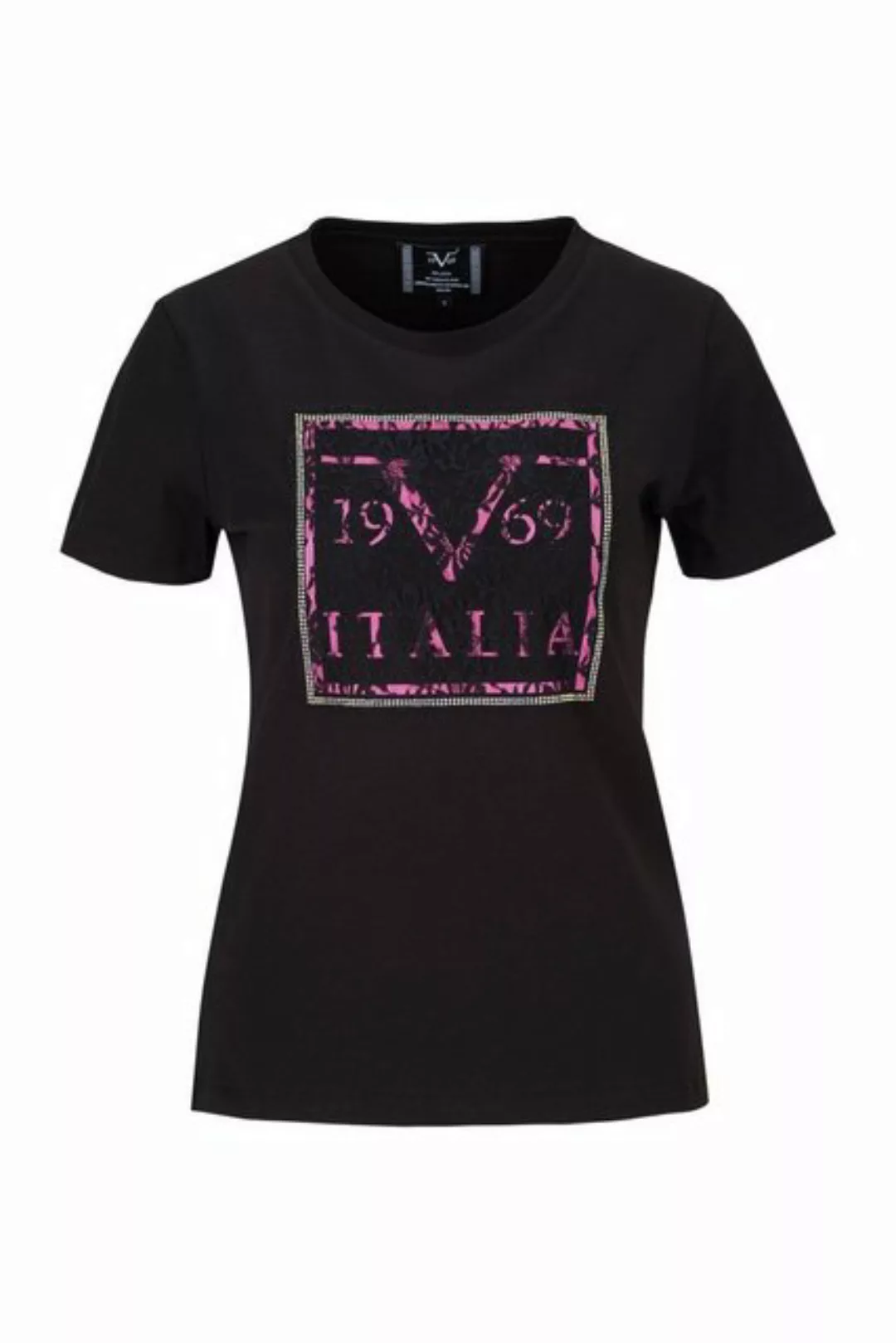 19V69 Italia by Versace T-Shirt TINJA Damen Kurzarmshirt - Barock-Print (XS günstig online kaufen