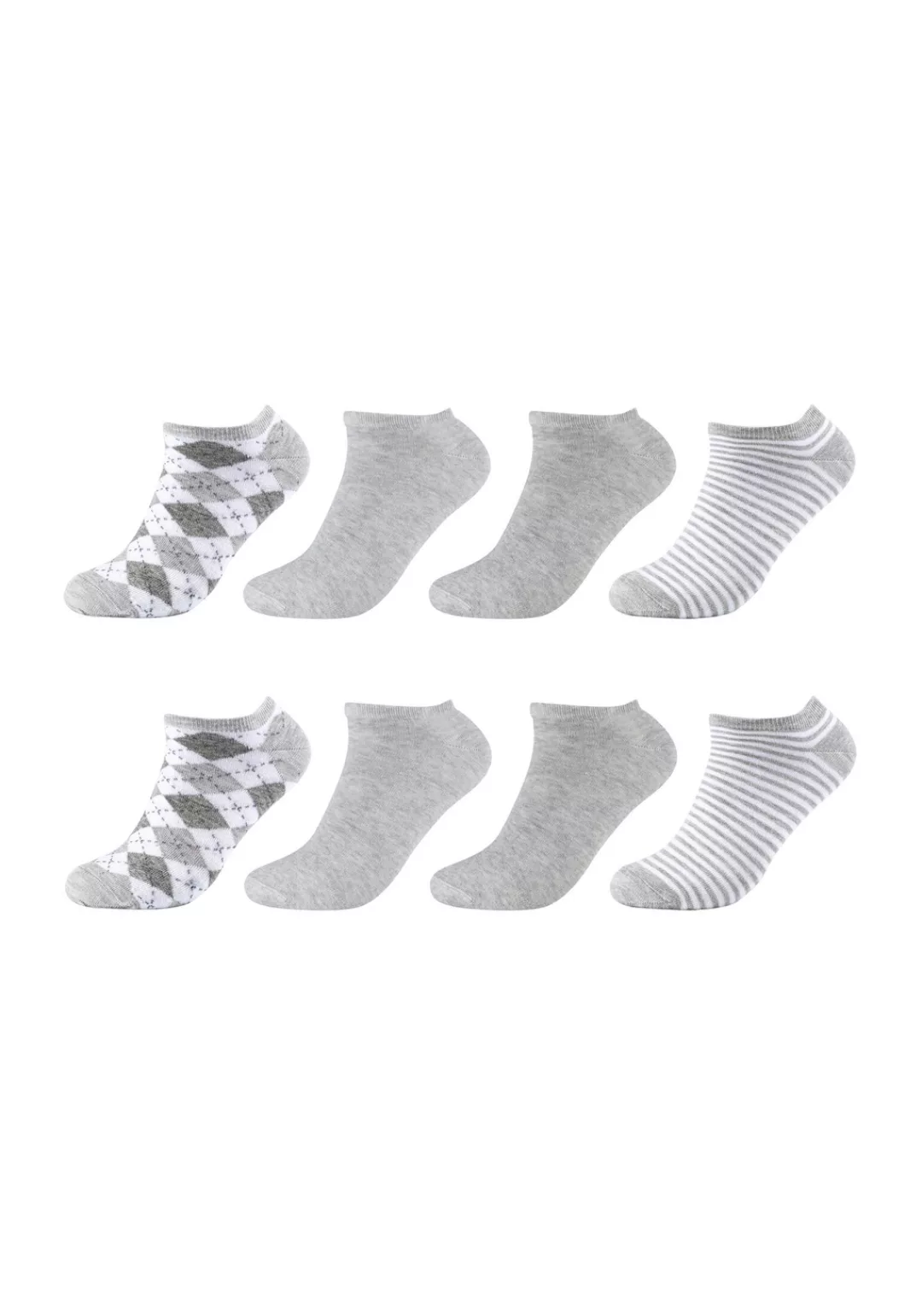 s.Oliver Kurzsocken "essentials", (4er Pack), mit verschiedenen Designs günstig online kaufen