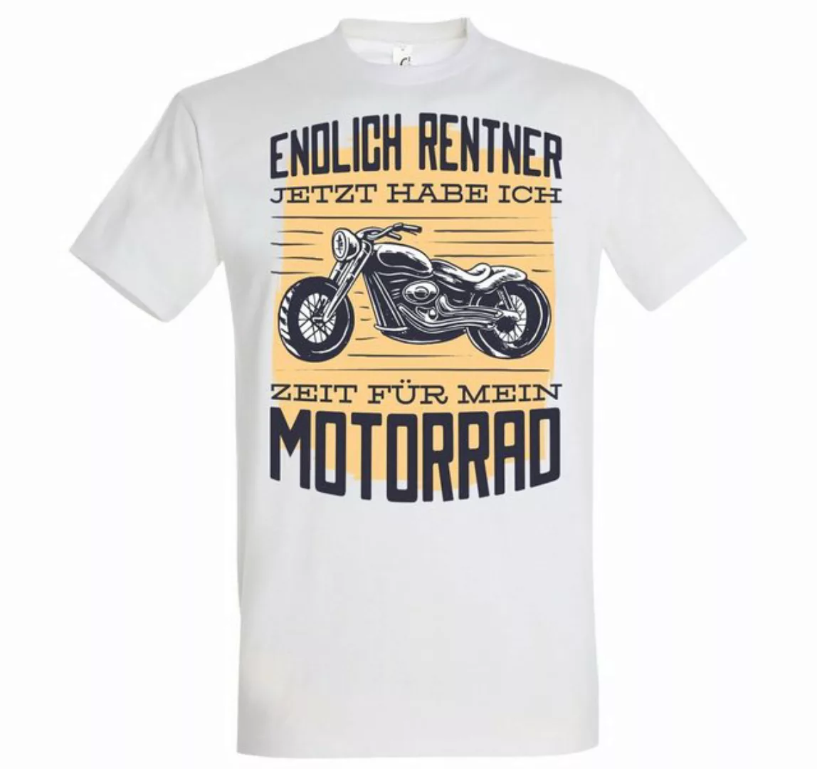 Youth Designz T-Shirt Endlich Rentner Und Zeit Für Mein Motorrad Herren Shi günstig online kaufen