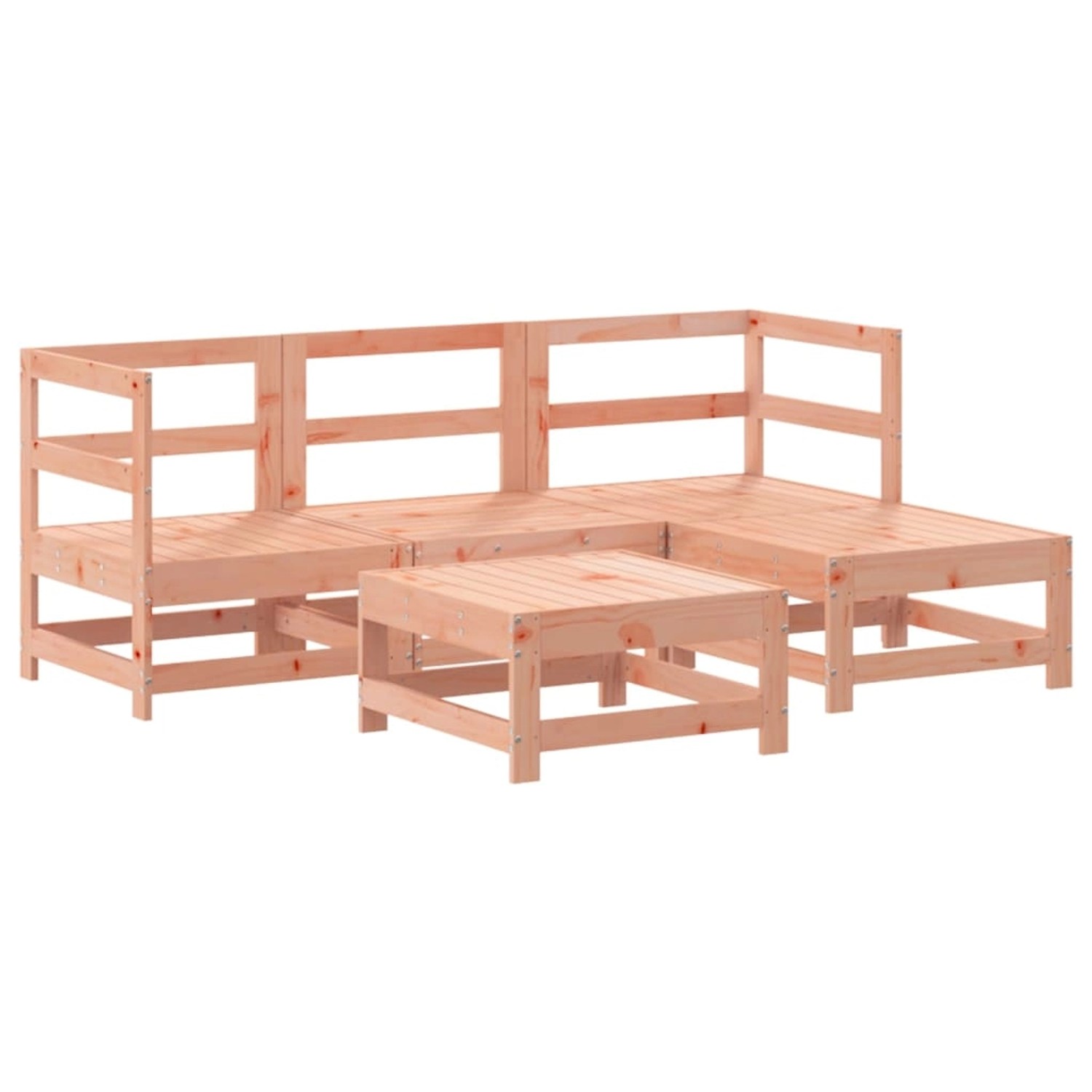 vidaXL 5-Tlg Garten-Lounge-Set Massivholz Douglasie 3186177 günstig online kaufen