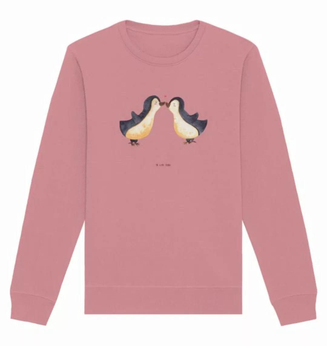 Mr. & Mrs. Panda Longpullover Größe XL Pinguine Kuss - Canyon Pink - Gesche günstig online kaufen