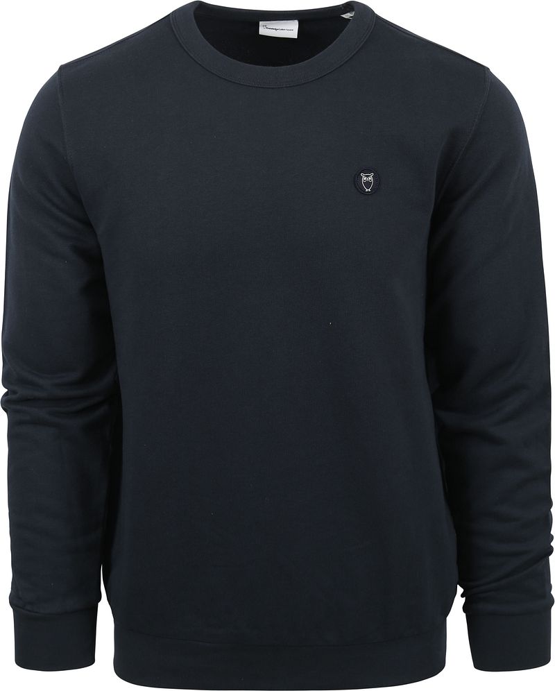 KnowledgeCotton Apparel Elm Sweater Navy - Größe L günstig online kaufen