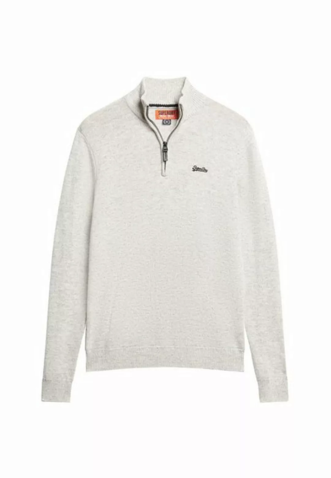 Superdry Stehkragenpullover ESSENTIAL EMB KNIT HENLEY günstig online kaufen