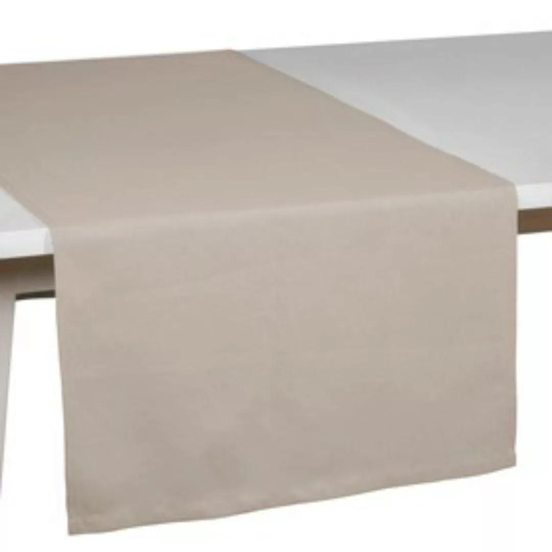Tischläufer 'Pure' sand 50x150cm günstig online kaufen