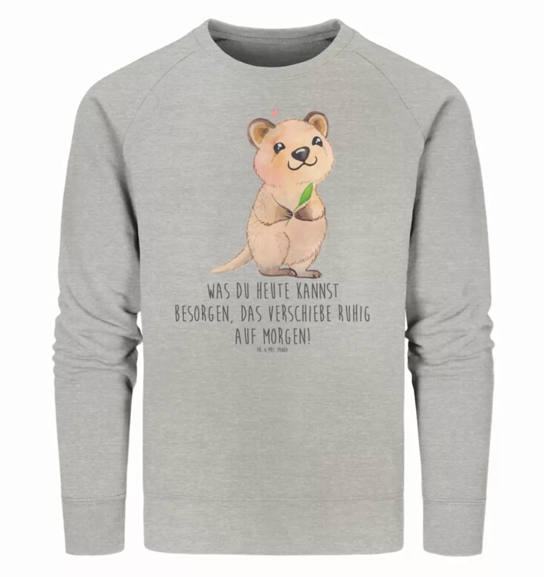 Mr. & Mrs. Panda Longpullover Größe XS Quokka Happy - Heather Grey - Gesche günstig online kaufen