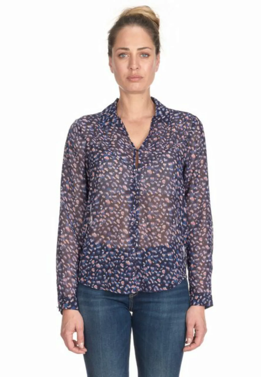 Le Temps Des Cerises Klassische Bluse LUZ mit tollem Animal-Print günstig online kaufen