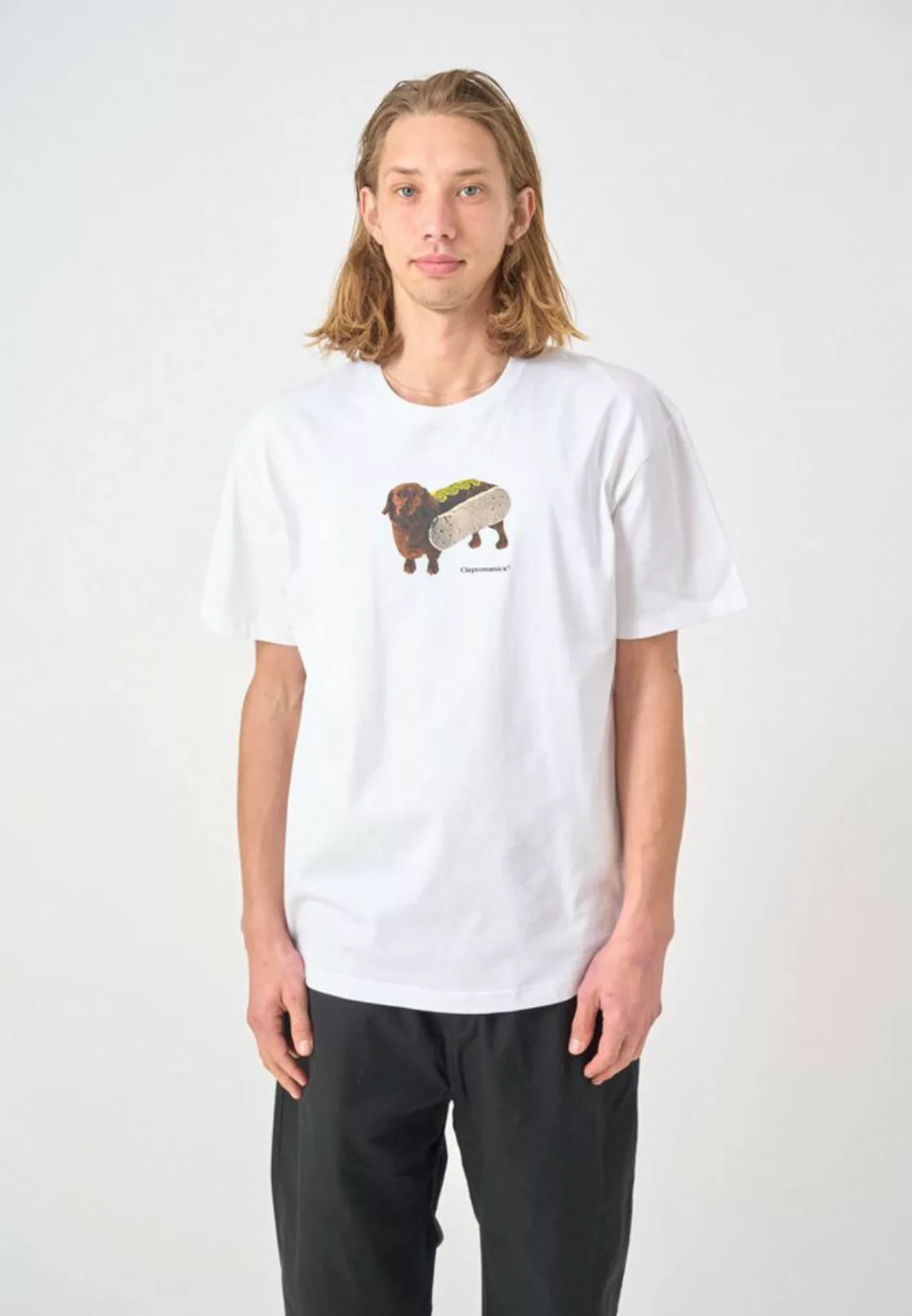 Cleptomanicx T-Shirt Hot Dog - white günstig online kaufen