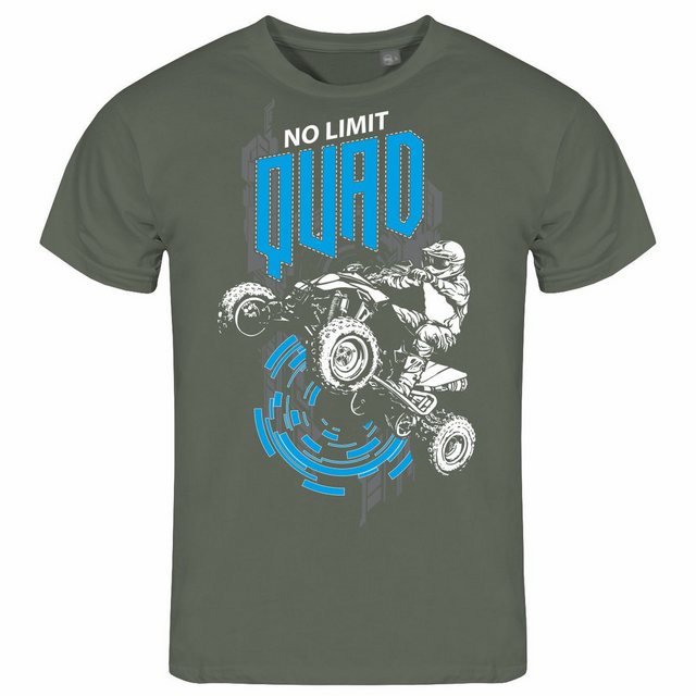 deinshirt Print-Shirt Herren T-Shirt Quad no limit Funshirt mit Motiv günstig online kaufen