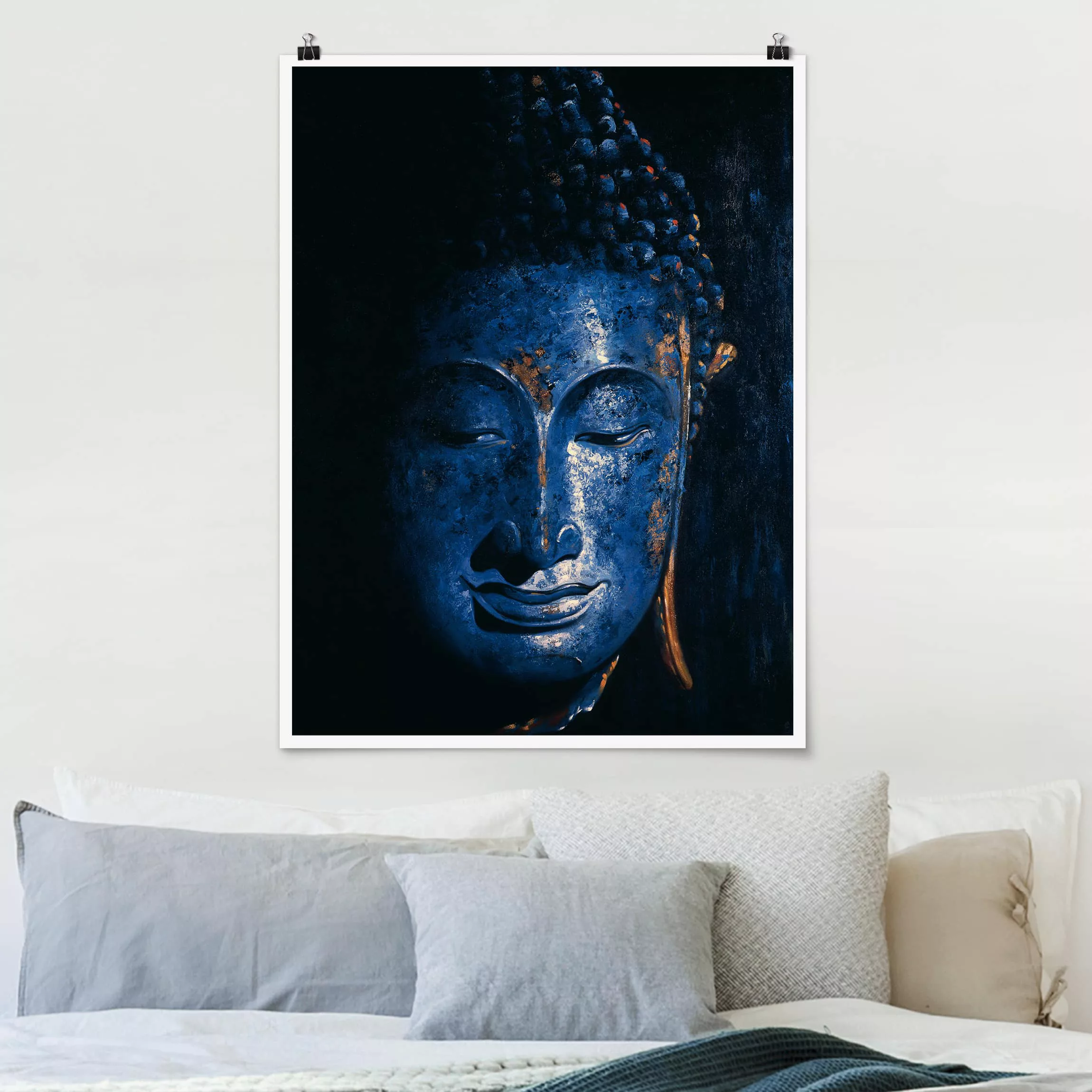 Poster Spirituell - Hochformat Delhi Buddha günstig online kaufen