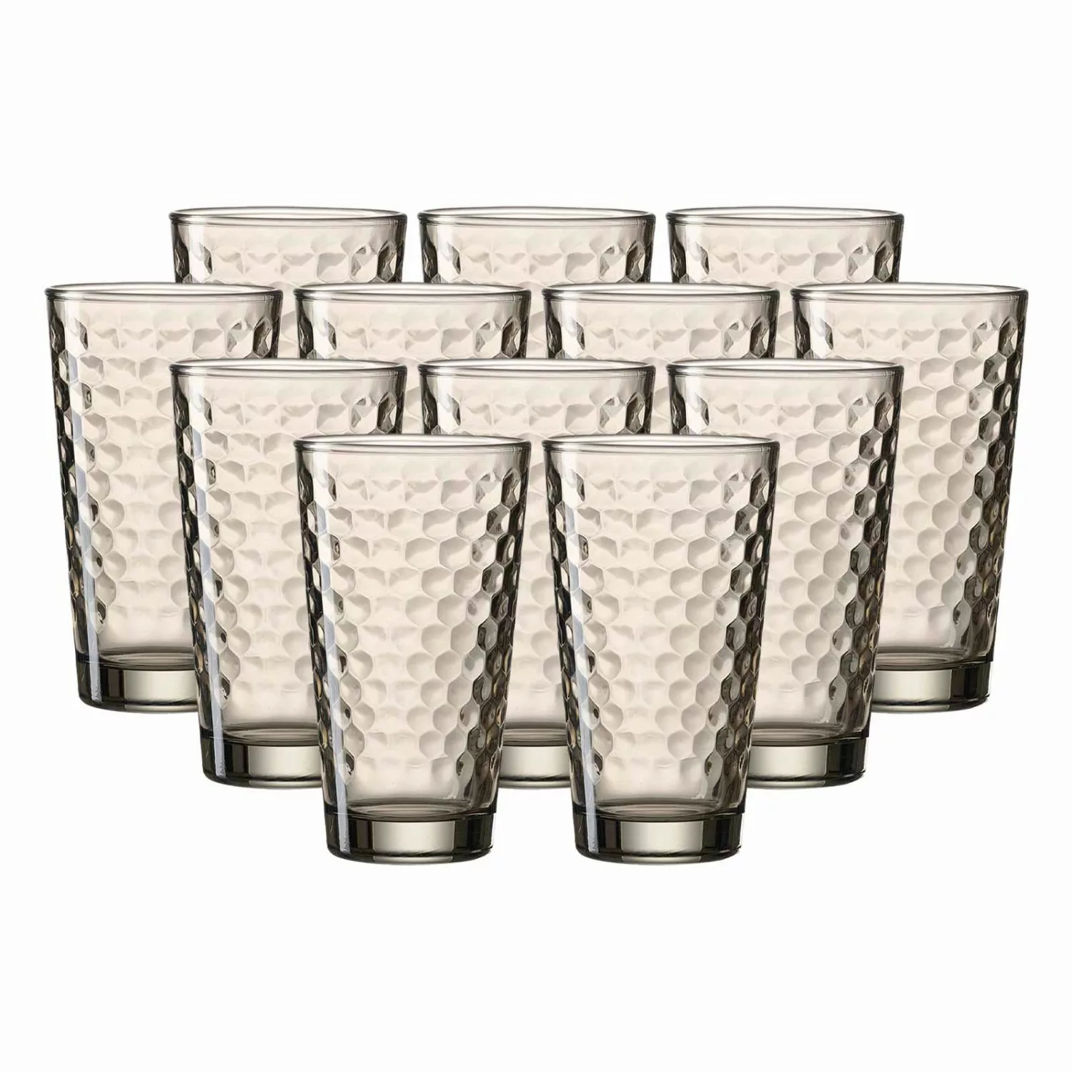 Ritzenhoff & Breker Favo Longdrinkgläser 400 ml 12er Set braun günstig online kaufen