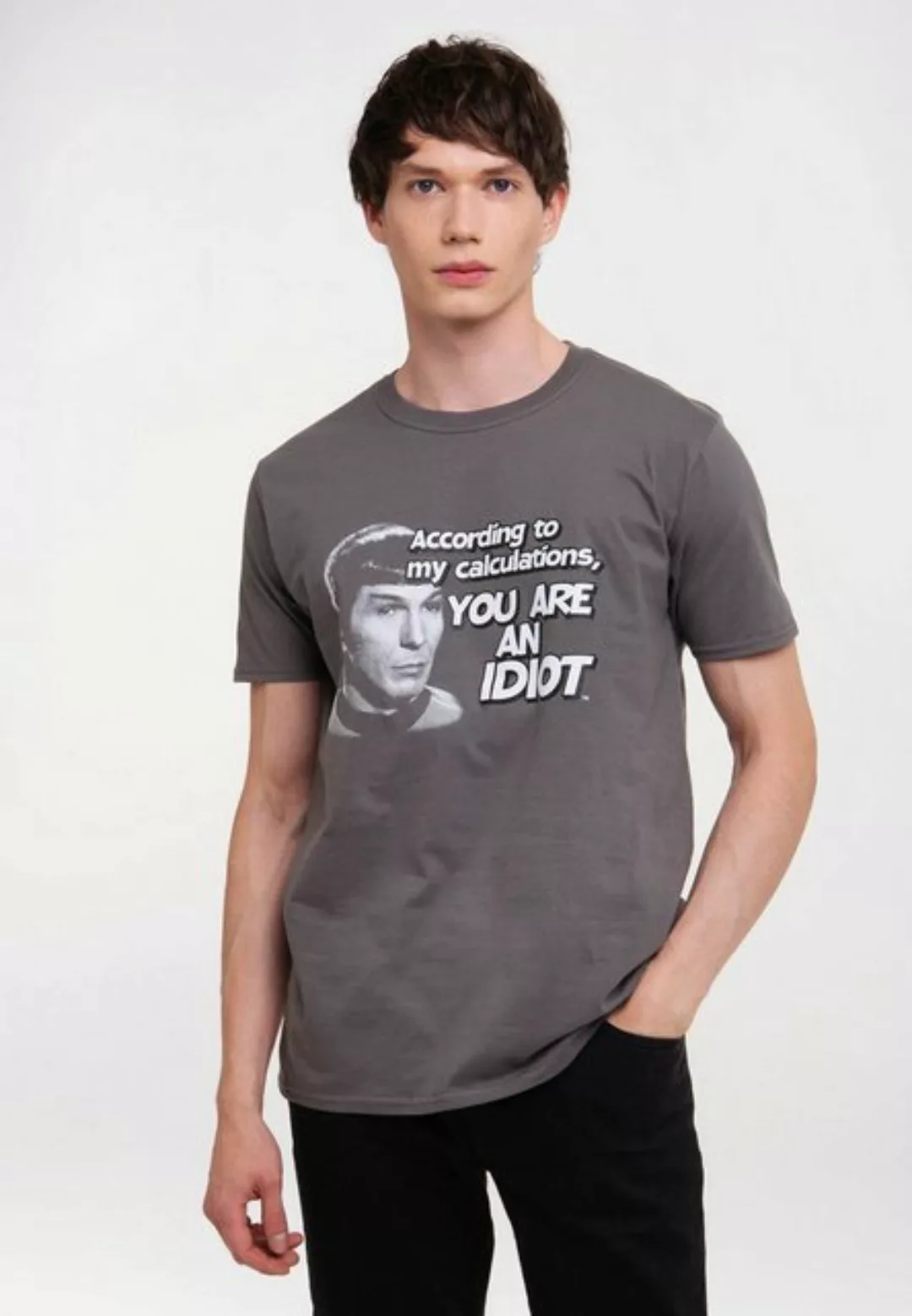 LOGOSHIRT T-Shirt Star Trek - Spock-Print mit Spock-Print günstig online kaufen