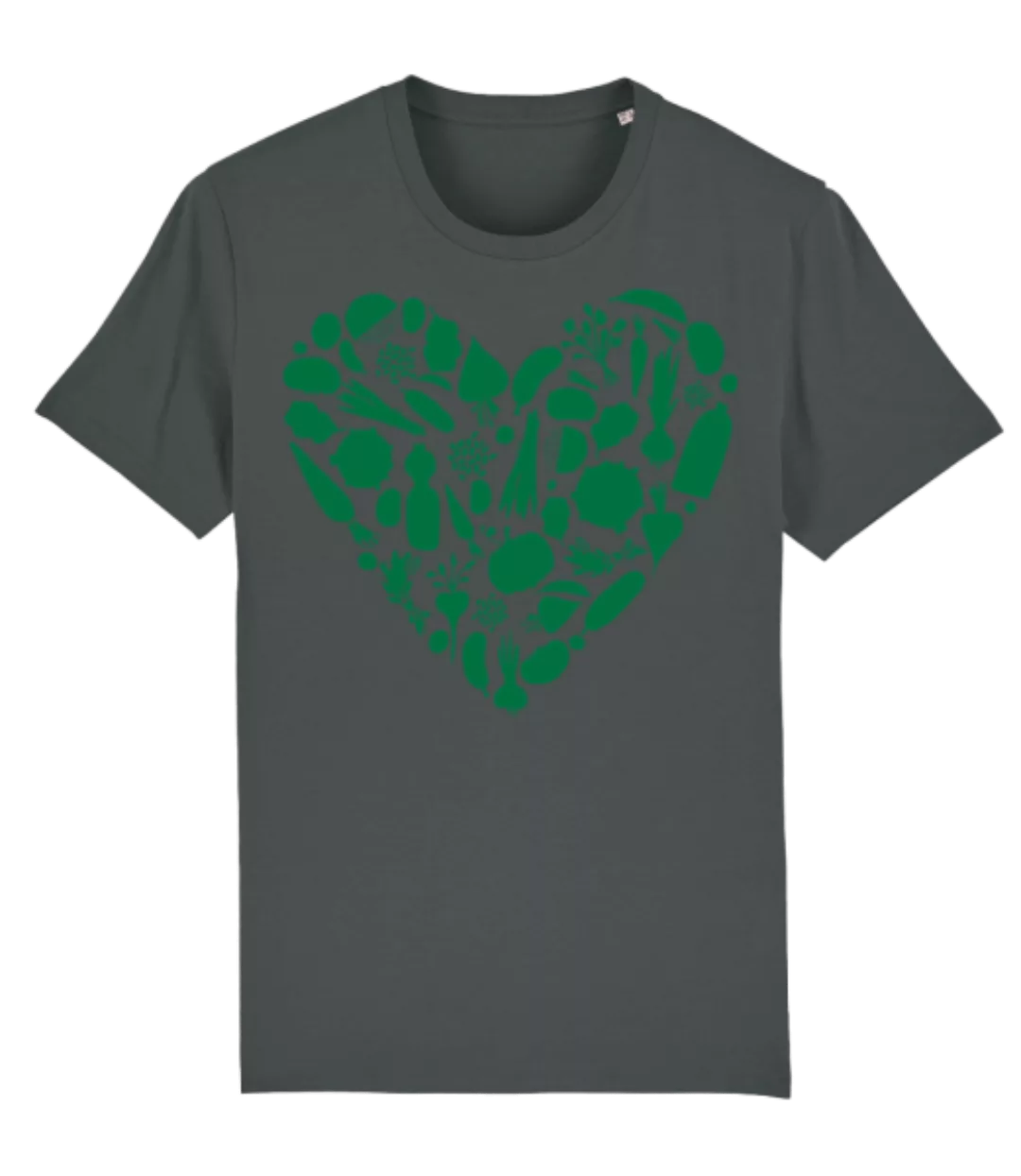 Vegetarisches Herz · Männer Bio T-Shirt Stanley Stella 2.0 günstig online kaufen