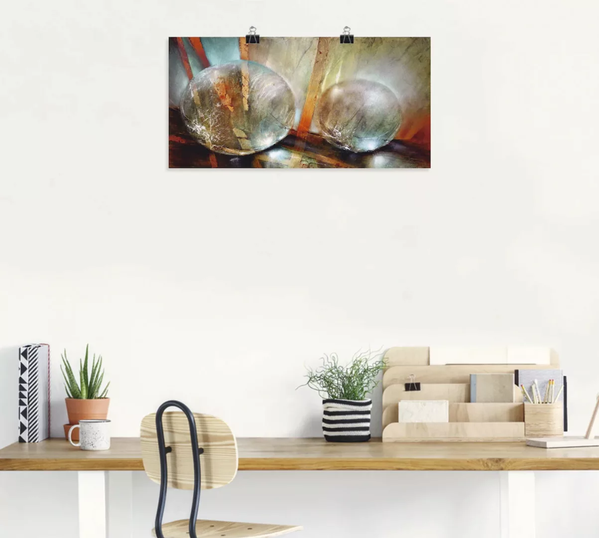 Artland Wandbild »Lichtfänger«, Gegenstandslos, (1 St.), als Leinwandbild, günstig online kaufen