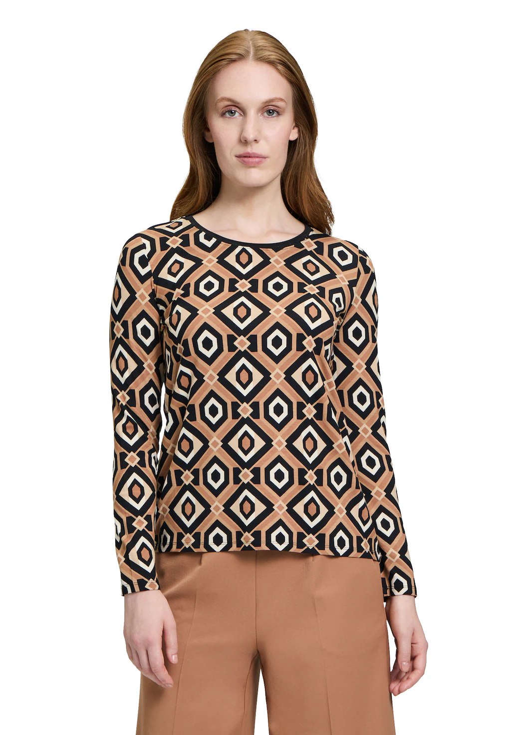 Betty Barclay Kurzarmshirt "Betty Barclay Basic Shirt mit Blumenprint", Dru günstig online kaufen