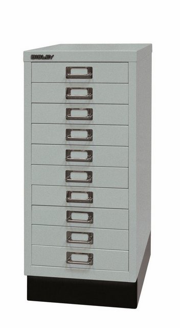 Bisley Aktenschrank MultiDrawer Schubladenschrank in Silber - Maße: H 67 x günstig online kaufen