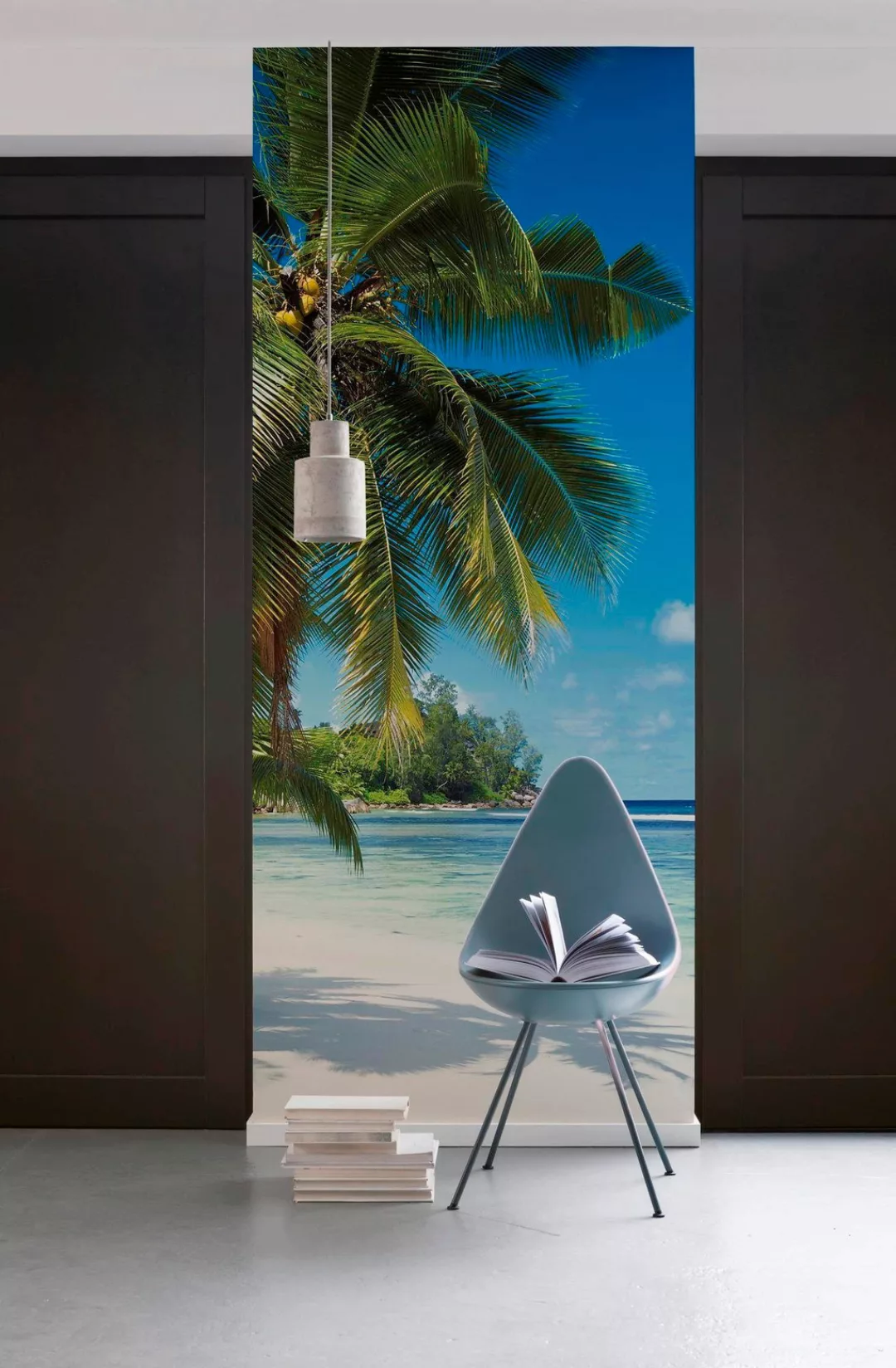 Komar Vliestapete »Digitaldruck Vlies - Coconut Bay - Größe 100 x 280 cm«, günstig online kaufen