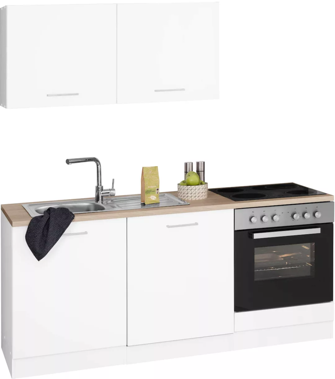 HELD MÖBEL Küchenzeile "Visby", ohne E-Geräte, Breite 180 cm für Geschirrsp günstig online kaufen