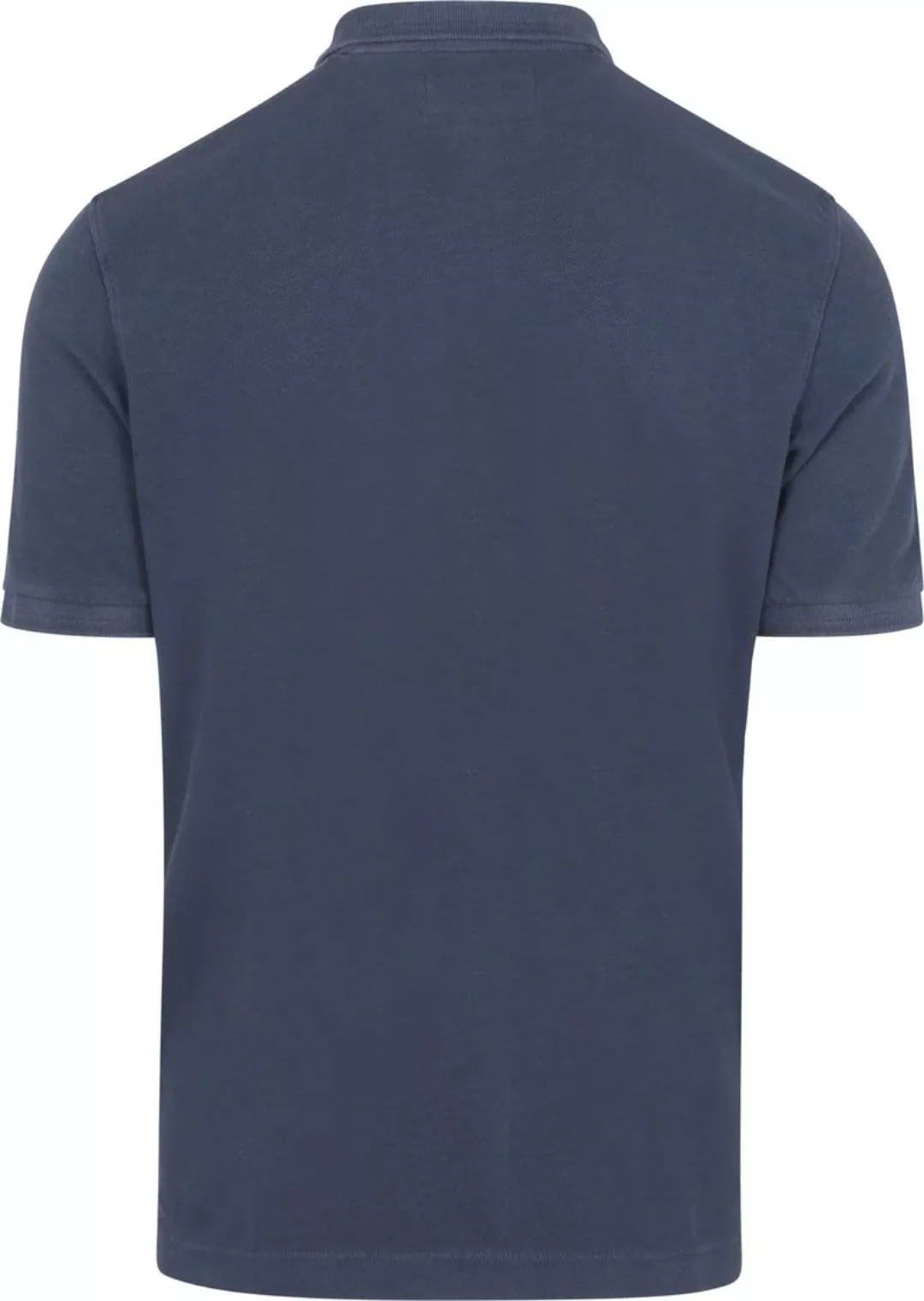 Marc O'Polo Poloshirt Solid Overdye Dunkelblau - Größe L günstig online kaufen