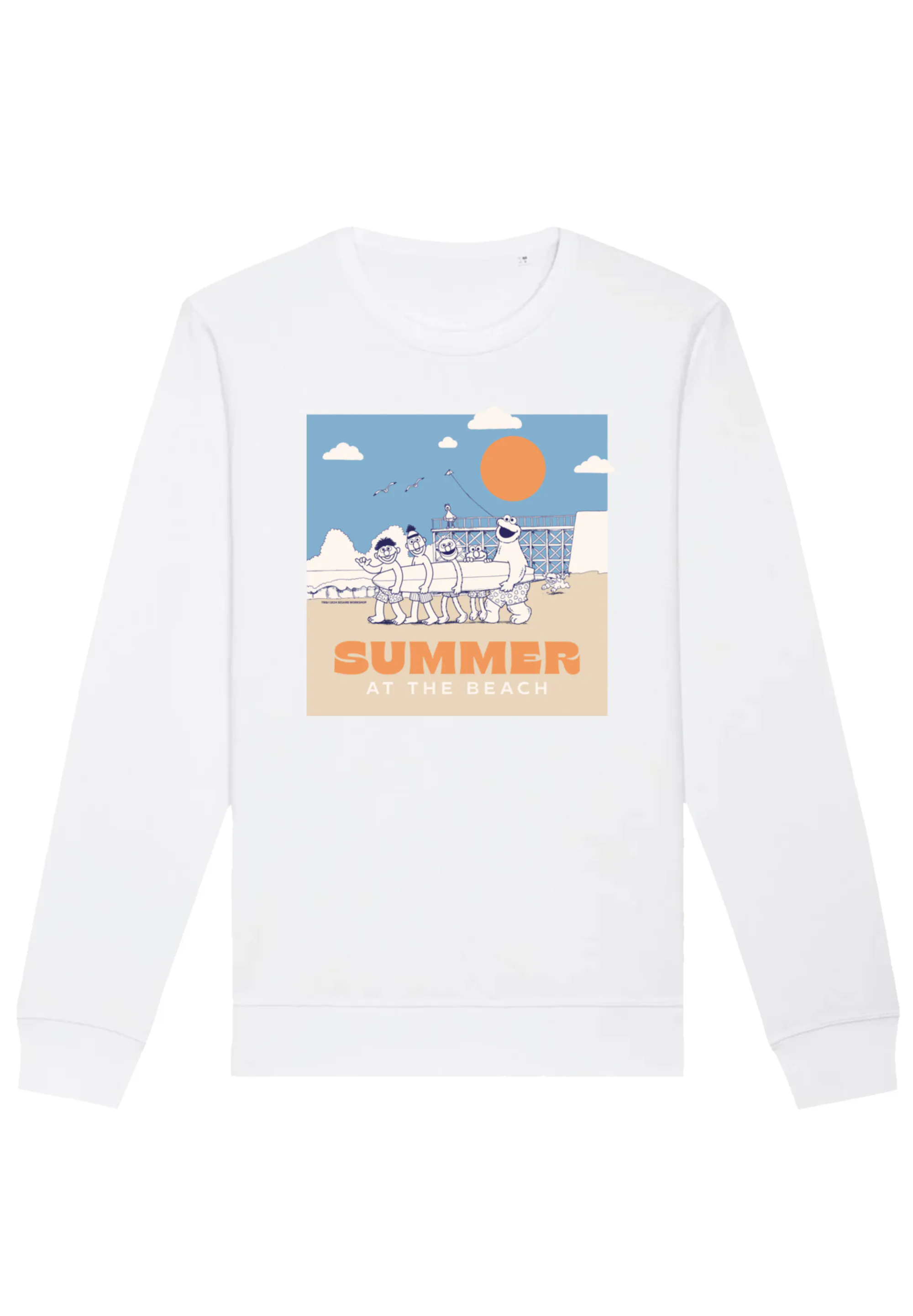 F4NT4STIC Sweatshirt "Sesamstraße Summer at the Beach", Premium Qualität,No günstig online kaufen