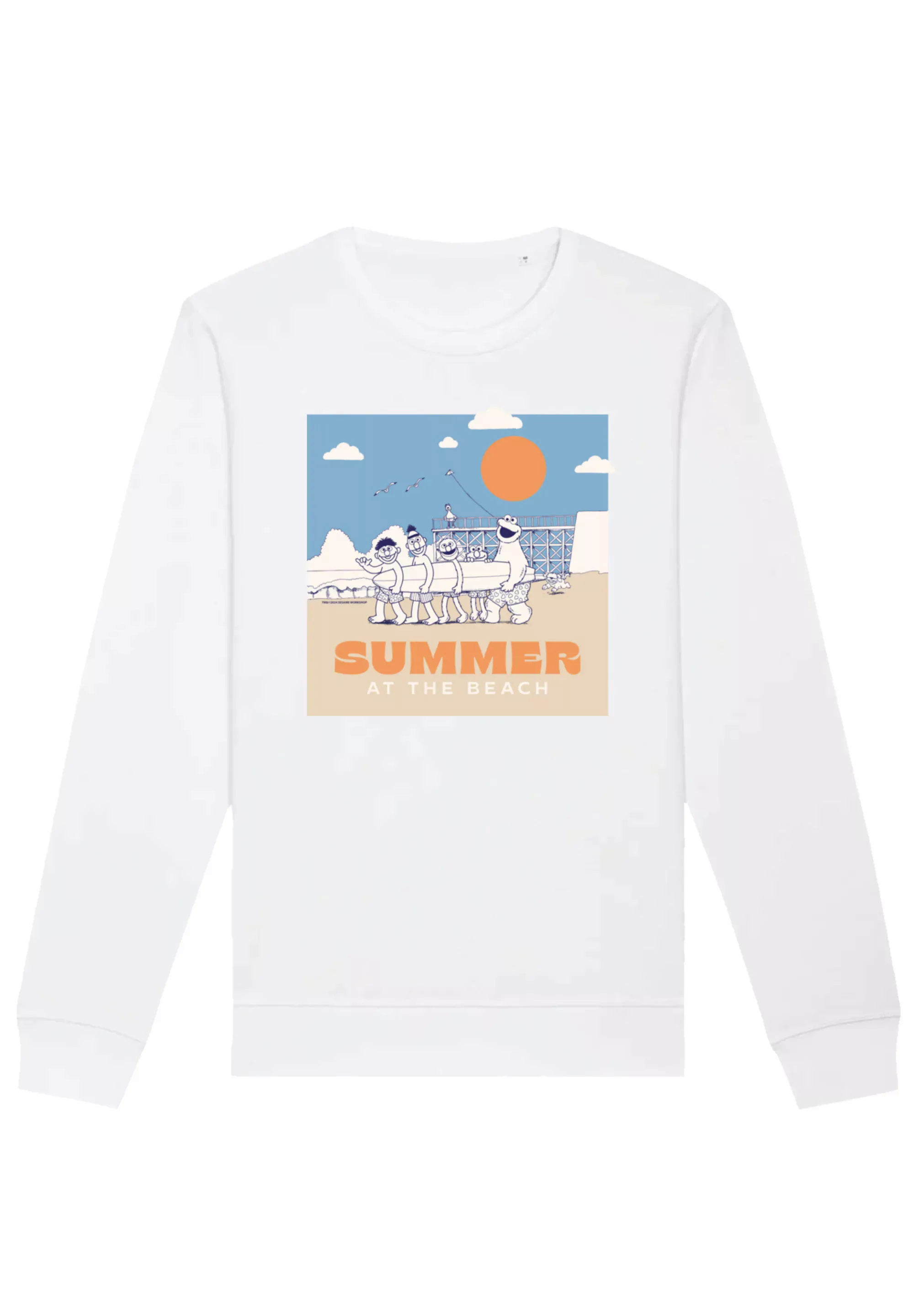 F4NT4STIC Sweatshirt "Sesamstraße Summer at the Beach", Premium Qualität,No günstig online kaufen