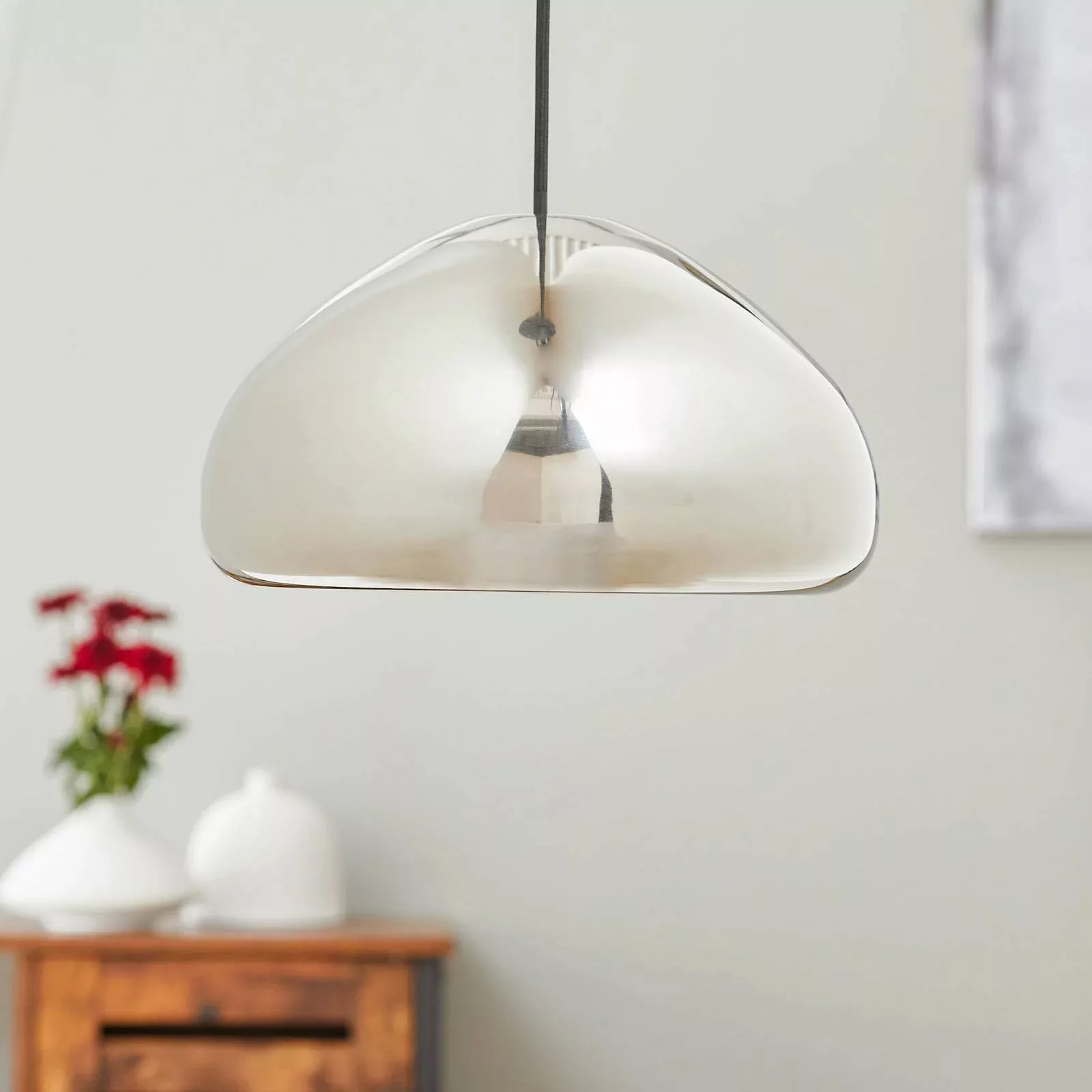 Tom Dixon Void LED-Pendellampe Ø 30 cm chrom günstig online kaufen