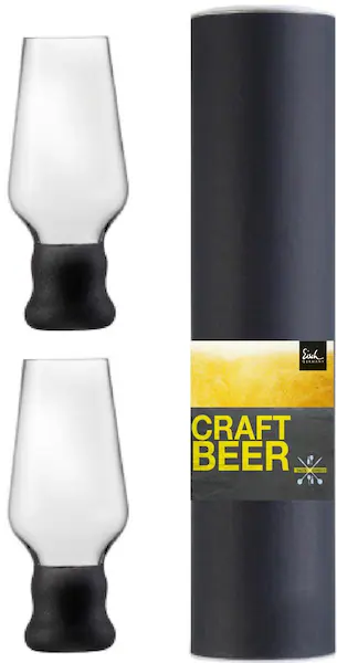 Eisch Germany Bierglas »Craft Beer Becher«, (Set, 2 tlg.), bleifrei, 450 ml günstig online kaufen