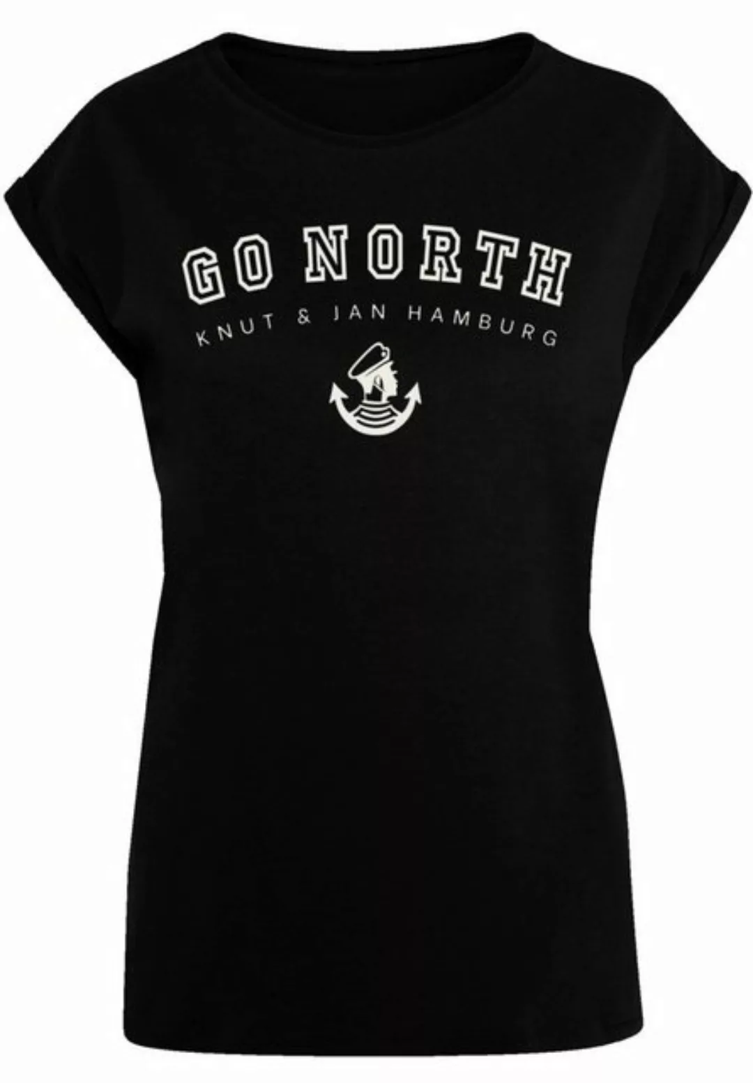 F4NT4STIC T-Shirt Go North Knut & Jan Hamburg Print günstig online kaufen