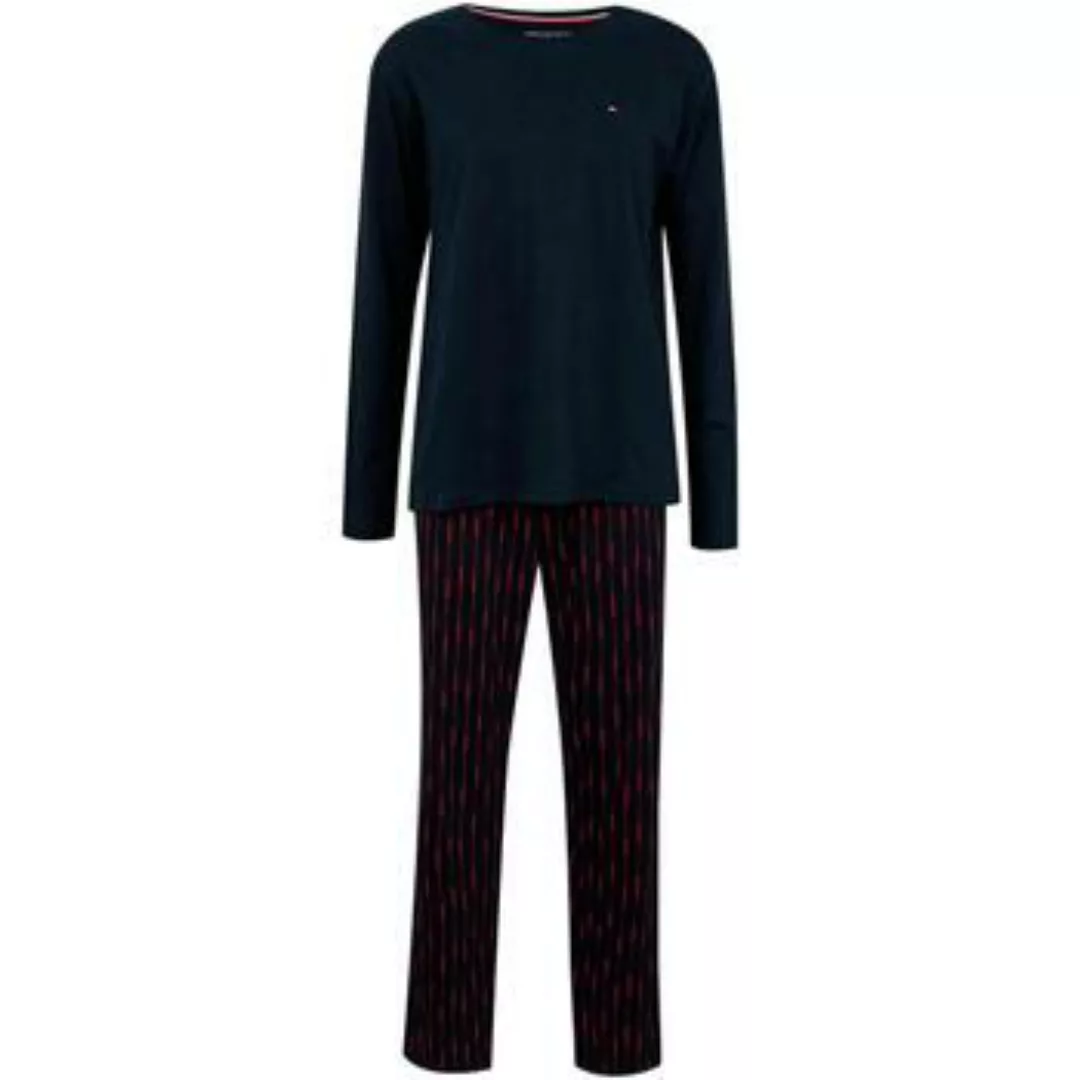 Tommy Hilfiger  Pyjamas/ Nachthemden CN LS PANT JERSEY UM0UM01961 günstig online kaufen