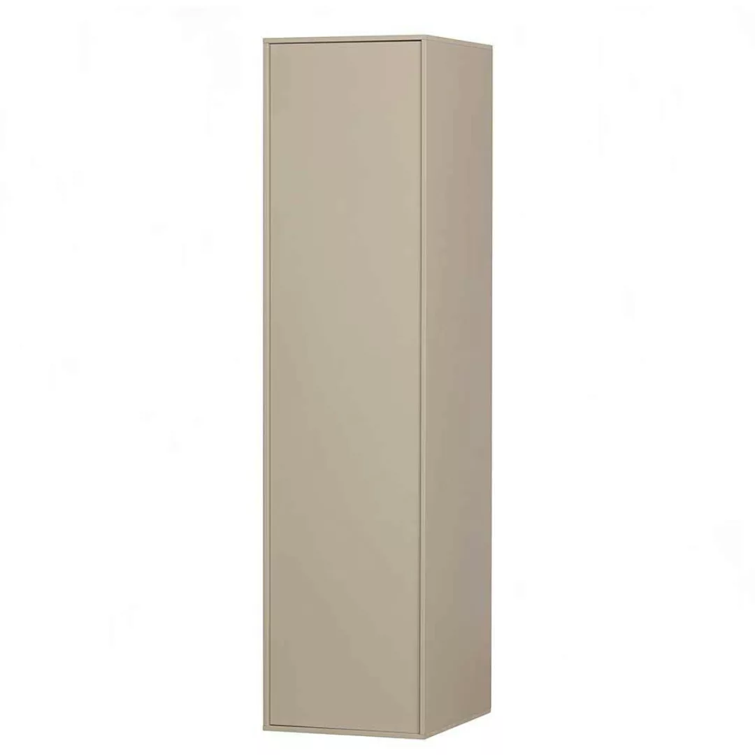 Schmaler Hochschrank Grau in modernem Design 50x200x58 cm günstig online kaufen