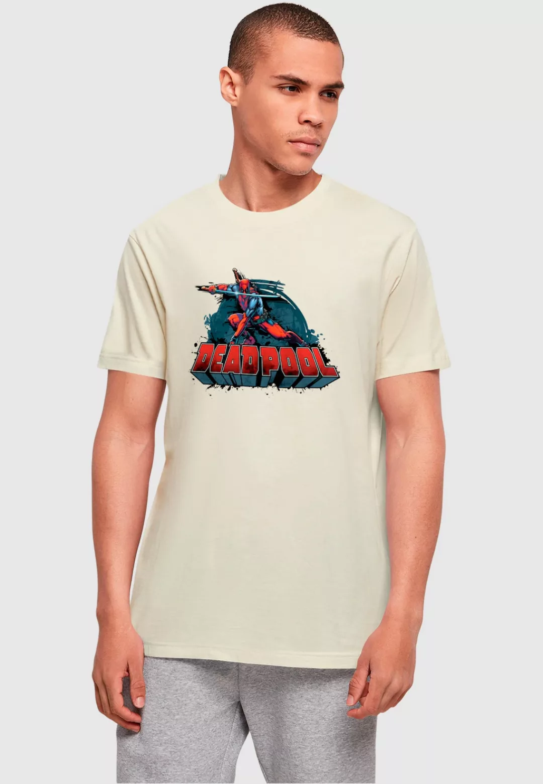 ABSOLUTE CULT T-Shirt "ABSOLUTE CULT Herren Deadpool - Sword Logo T-Shirt" günstig online kaufen