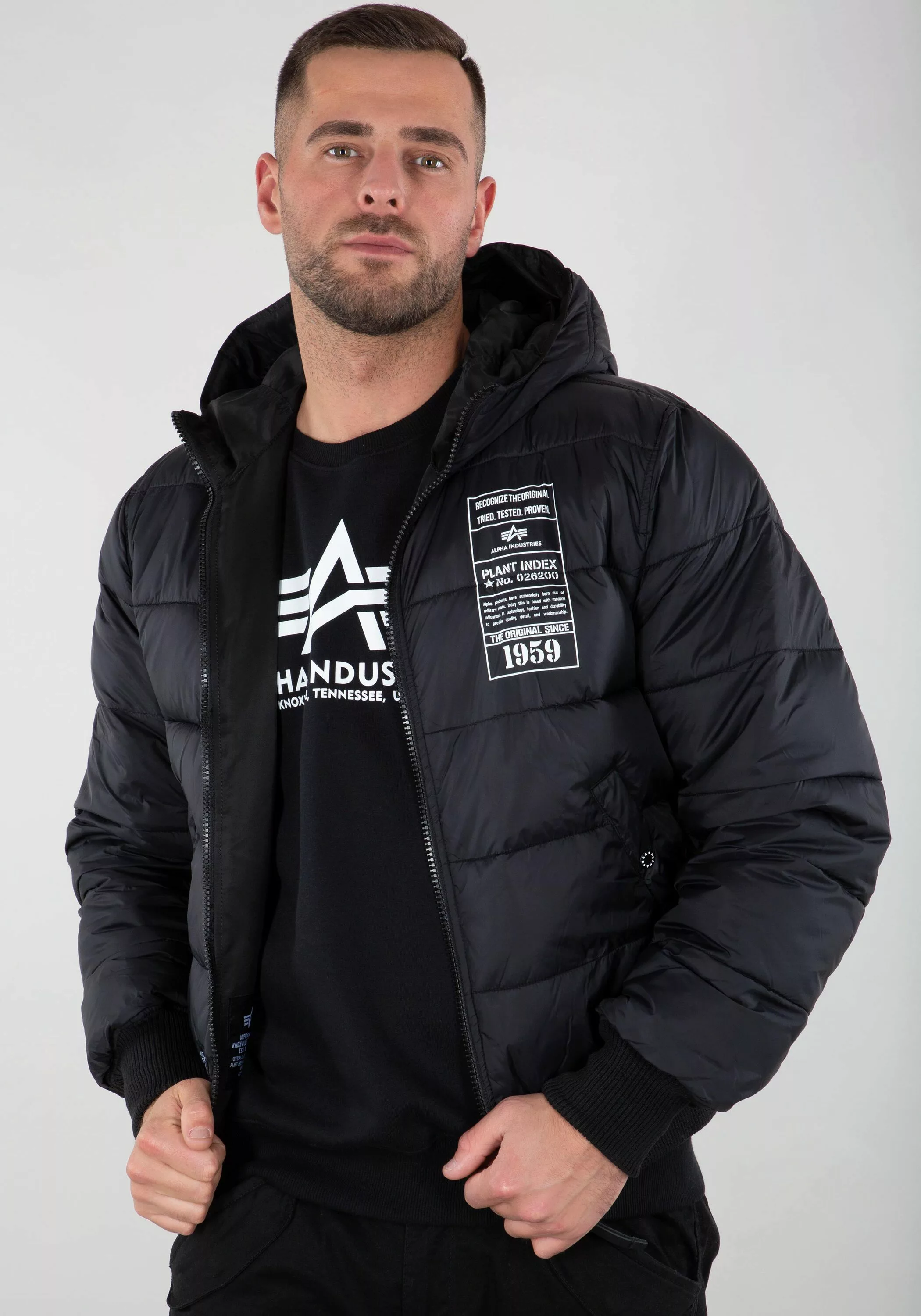Alpha Industries Winterjacke "ALPHA INDUSTRIES Men - Bomber Jackets Hooded günstig online kaufen
