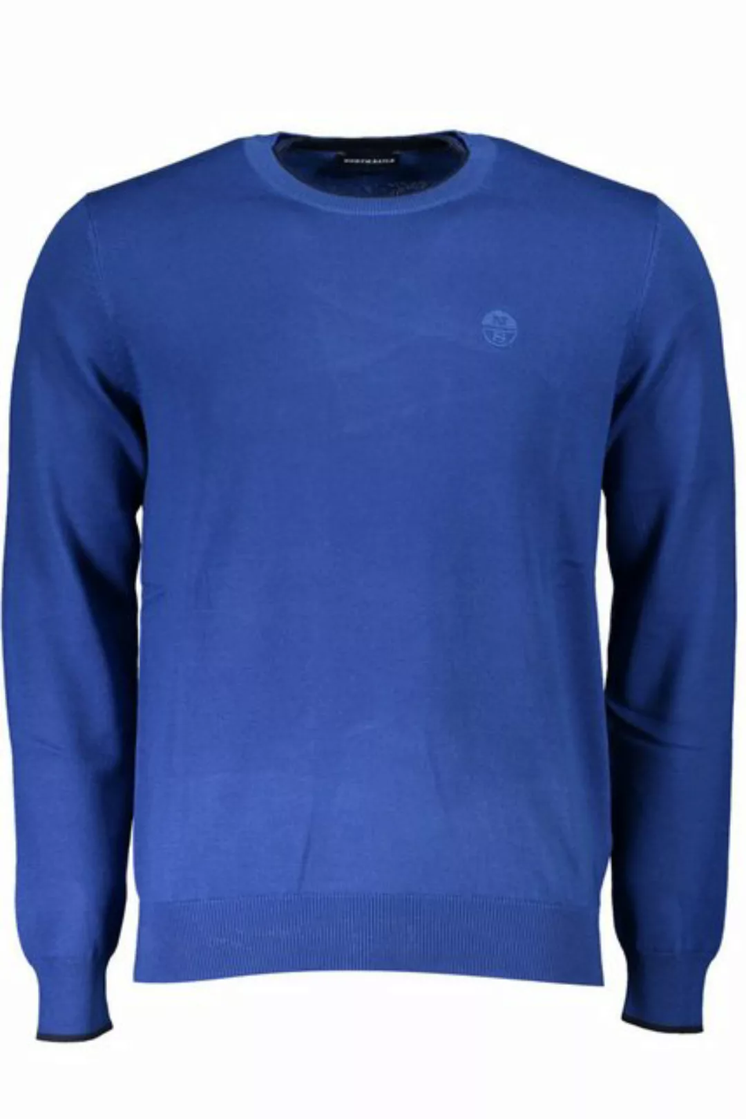 North Sails Strickpullover Herren Pullover Blau: Langarmshirt aus Bio-Baumw günstig online kaufen