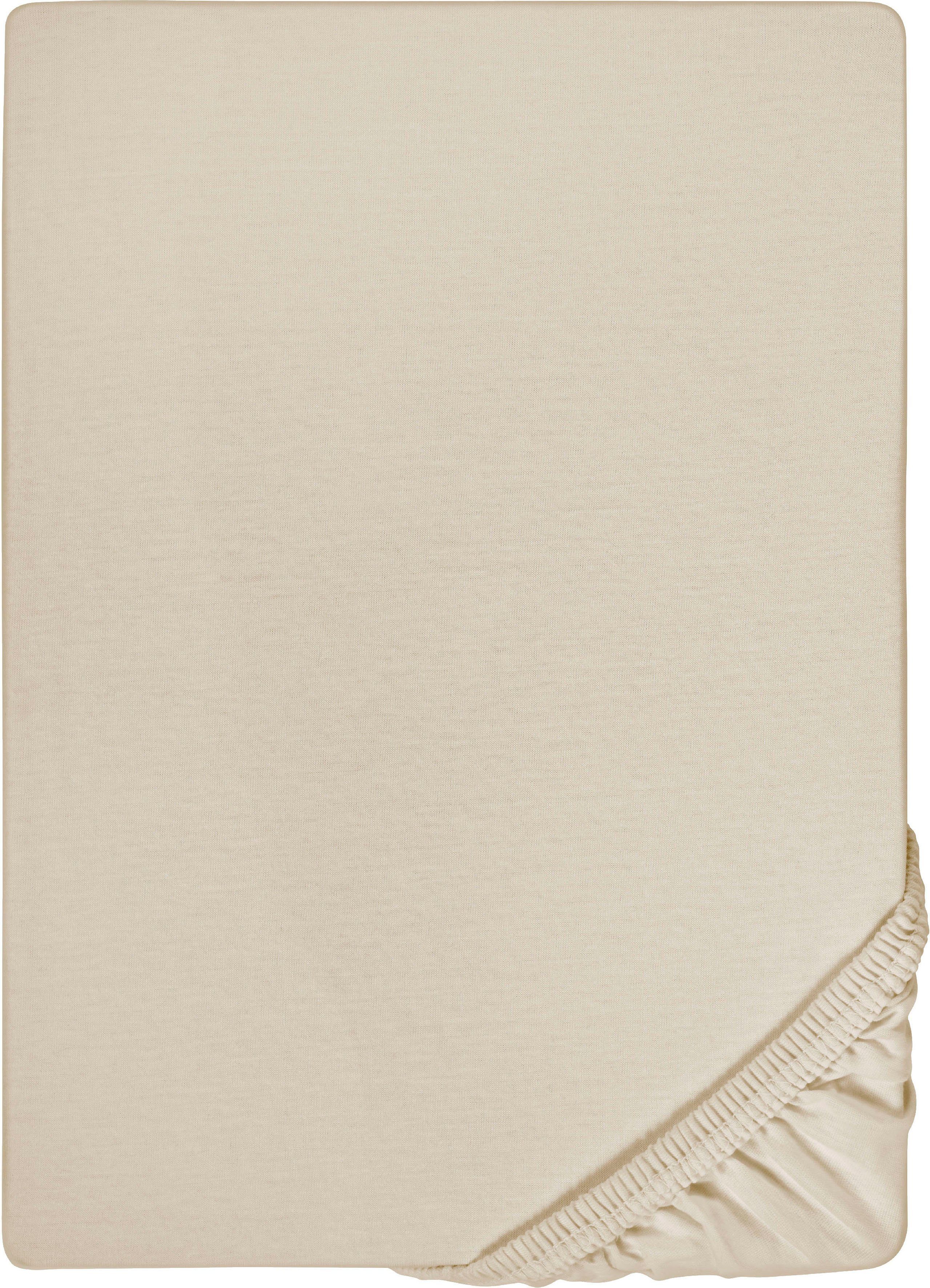 Biberna Spannbettlaken »Marc in Gr. 90x200, 140x200 oder 180x200 cm«, (1 St günstig online kaufen