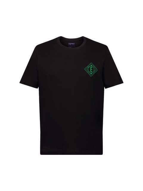 Esprit T-Shirt Logo-T-Shirt aus Baumwolljersey (1-tlg) günstig online kaufen