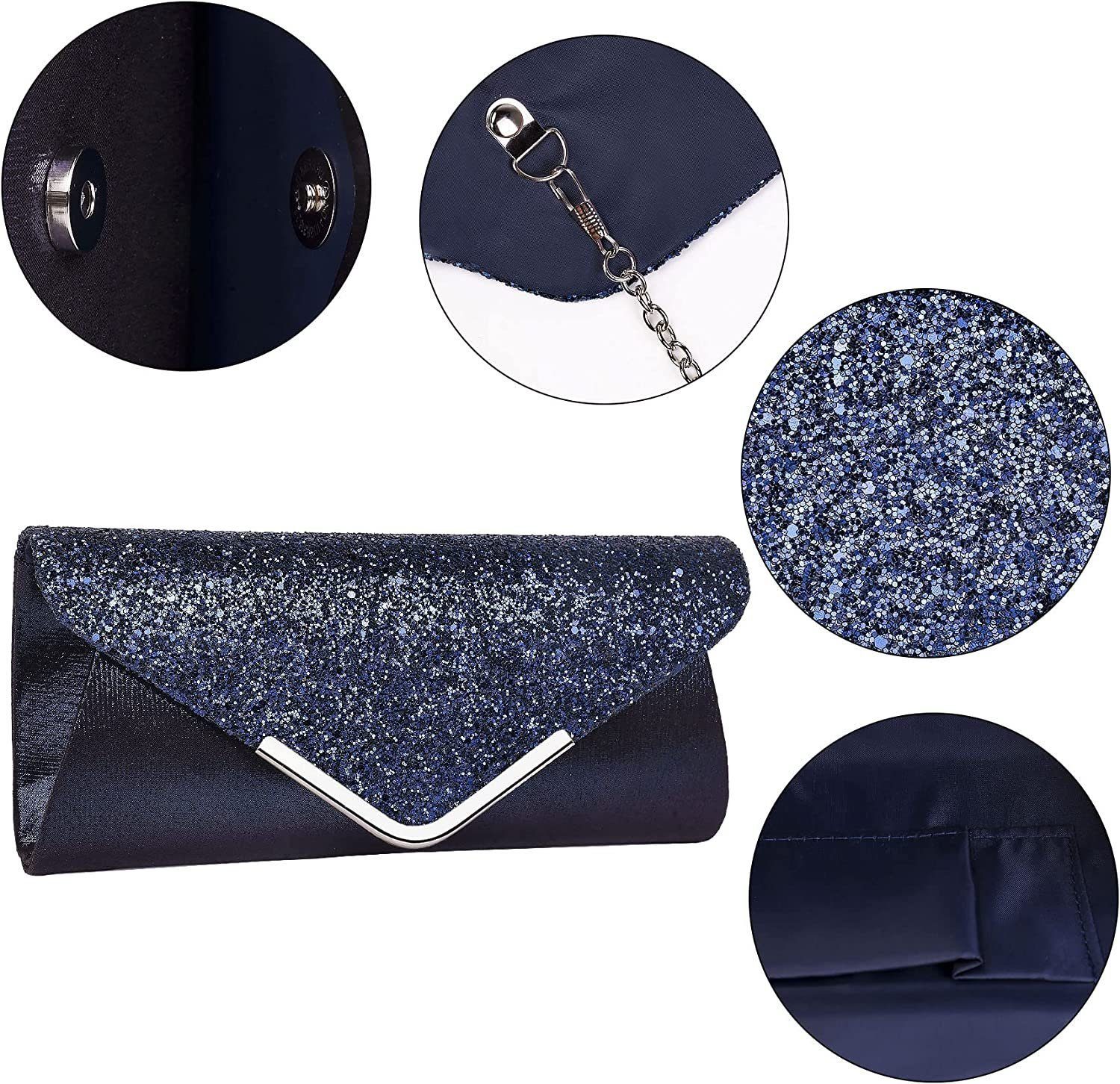 Coonoor Abendtasche Frauen Glitter Umschlag Clutch günstig online kaufen