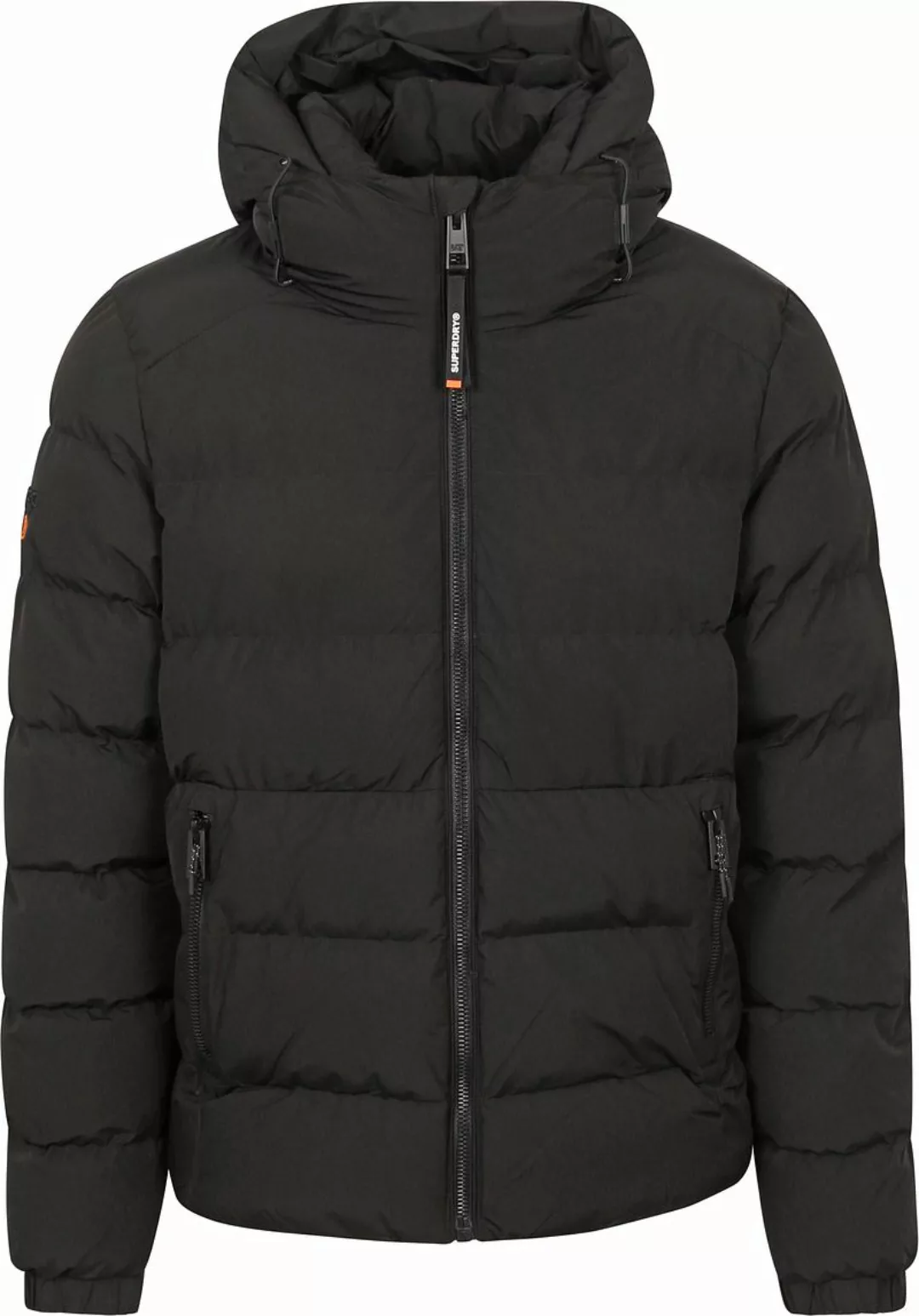 Superdry Pufferjacke Hooded Schwarz - Größe XL günstig online kaufen