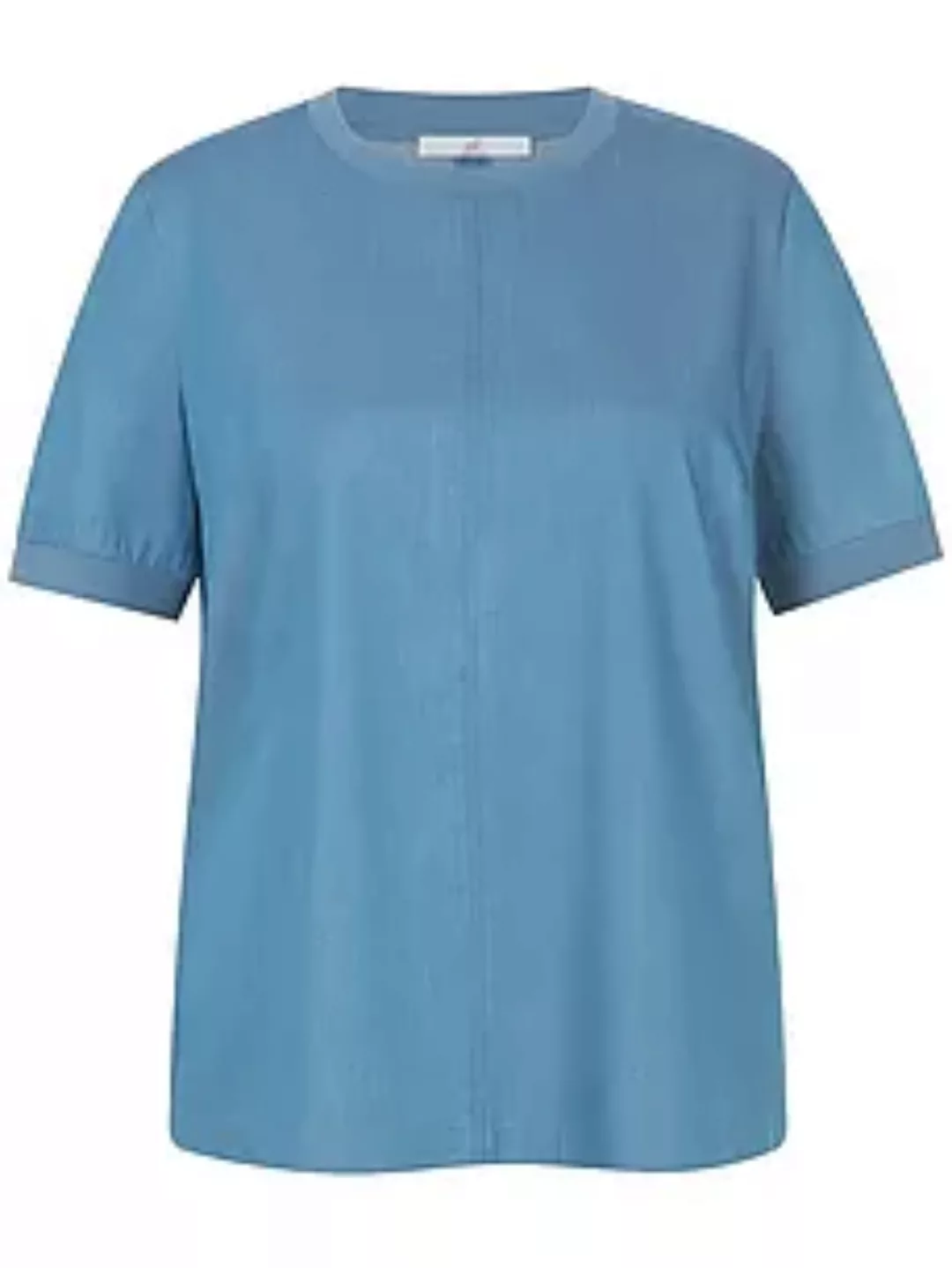 Bluse Rundhals-Ausschnitt Emilia Lay denim günstig online kaufen