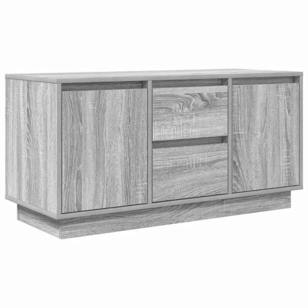 vidaXL TV-Schrank TV-Schrank mit LED-Leuchten Grau Sonoma 100x41x50 cm (1-S günstig online kaufen