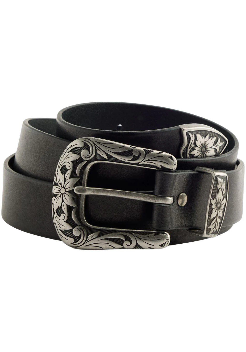 Levis Ledergürtel "GO WEST BELT", mit Blumenrelief günstig online kaufen
