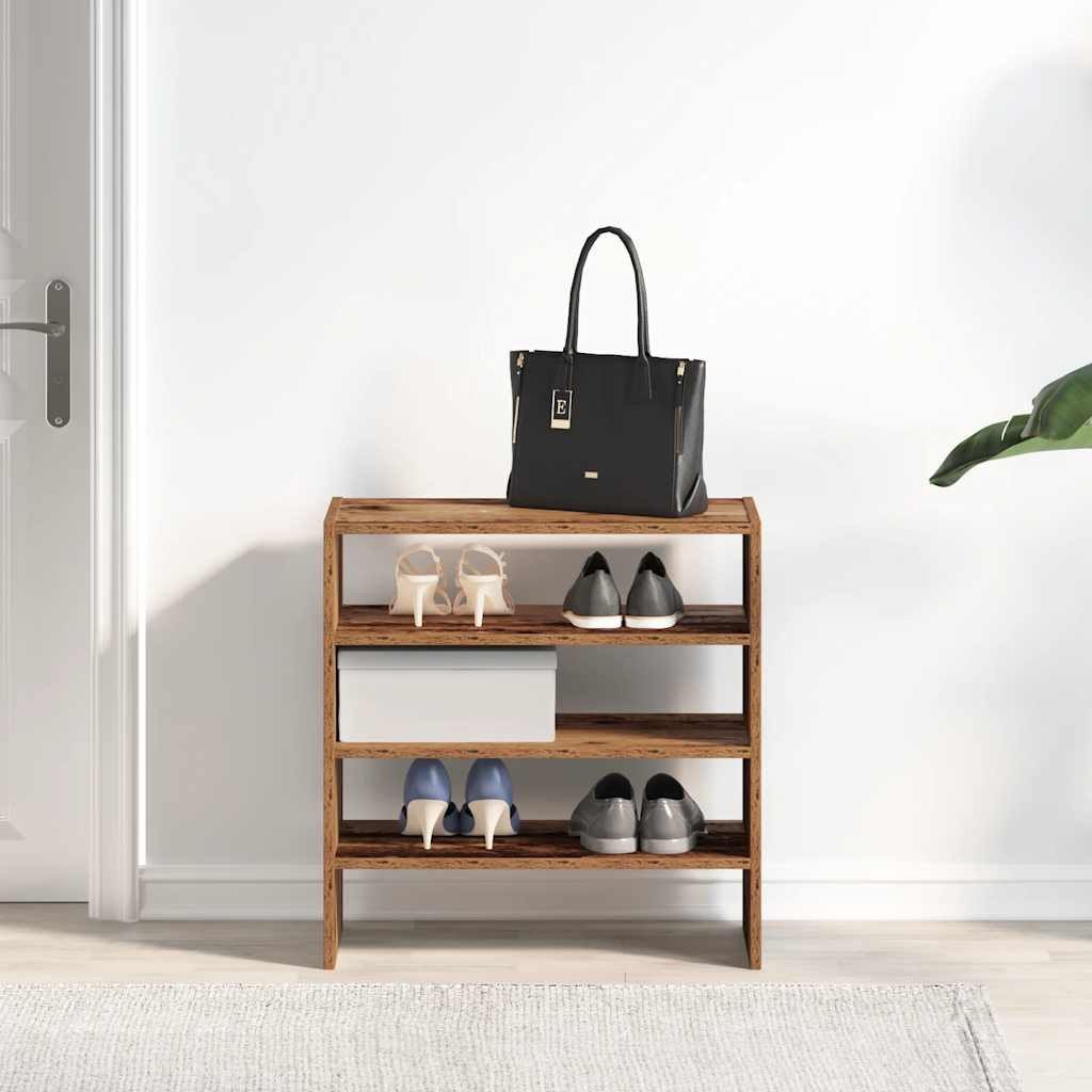 vidaXL Schuhregal Schuhregale 2 Stk. Stapelbar günstig online kaufen