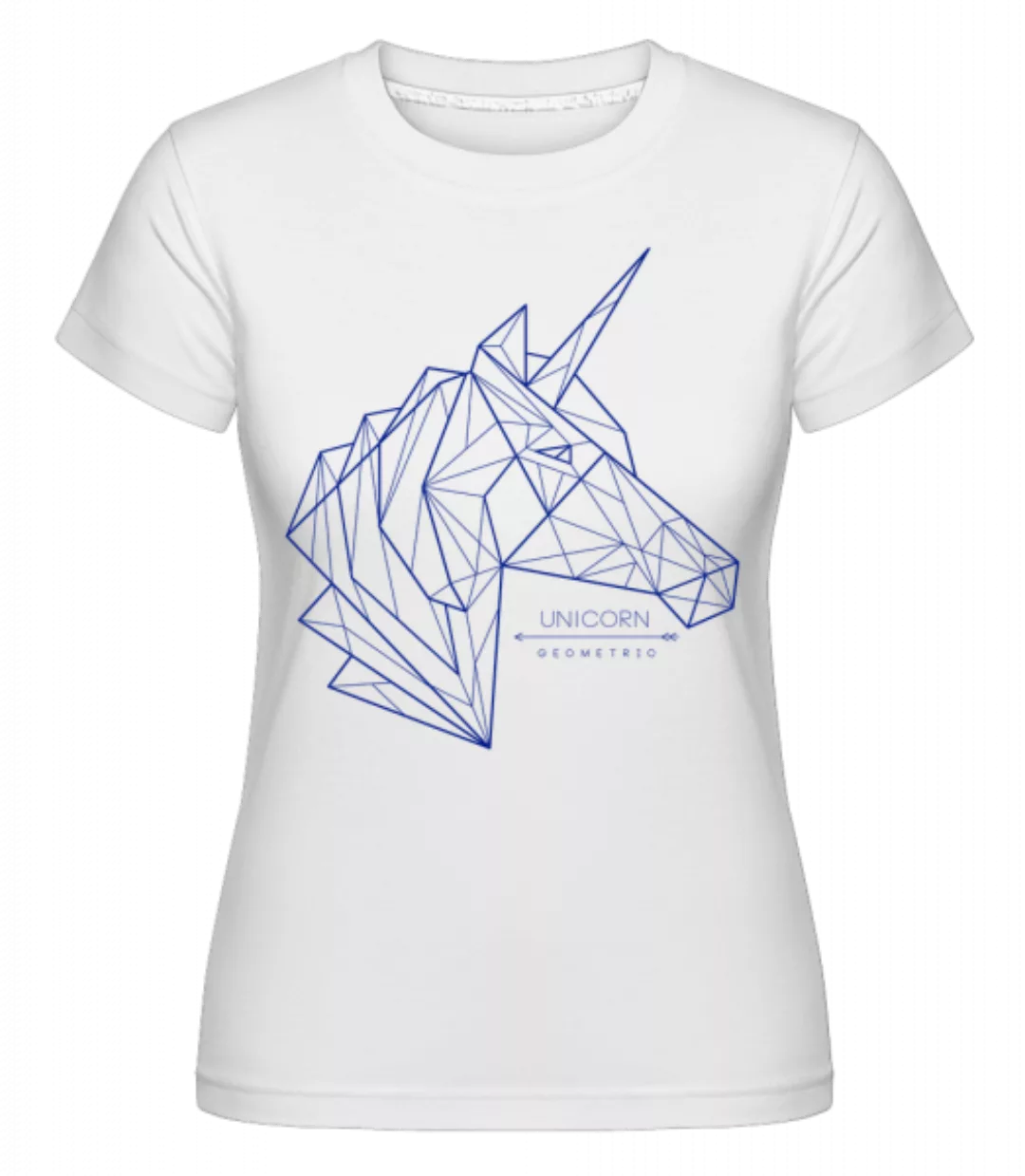 Geometrie Einhorn · Shirtinator Frauen T-Shirt günstig online kaufen