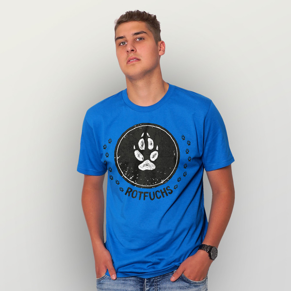"Trittsiegel Rotfuchs" Männer T-shirt Reine Biobaumwolle (Kba) günstig online kaufen
