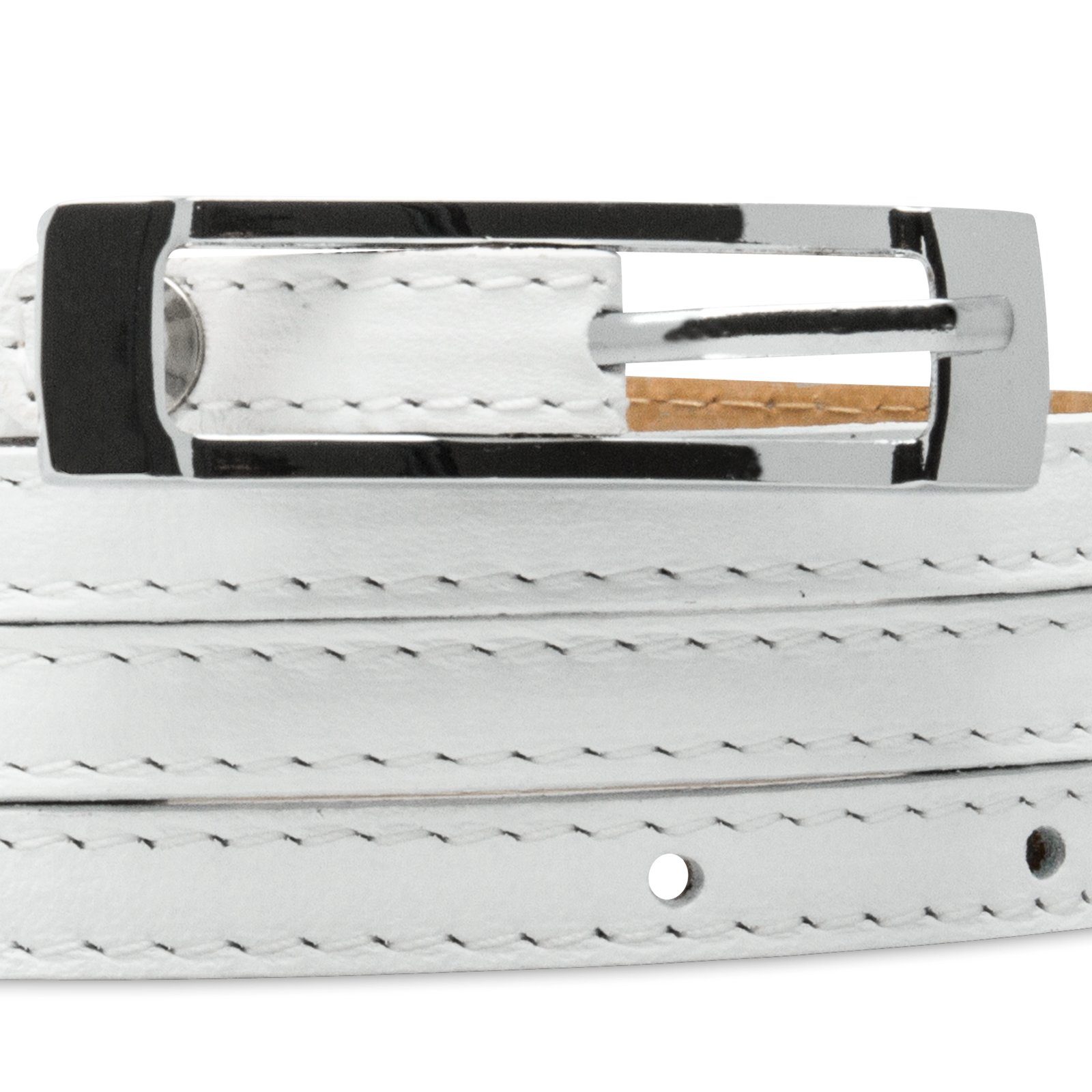 Caspar Taillengürtel GU296 schmaler Damen Ledergürtel günstig online kaufen