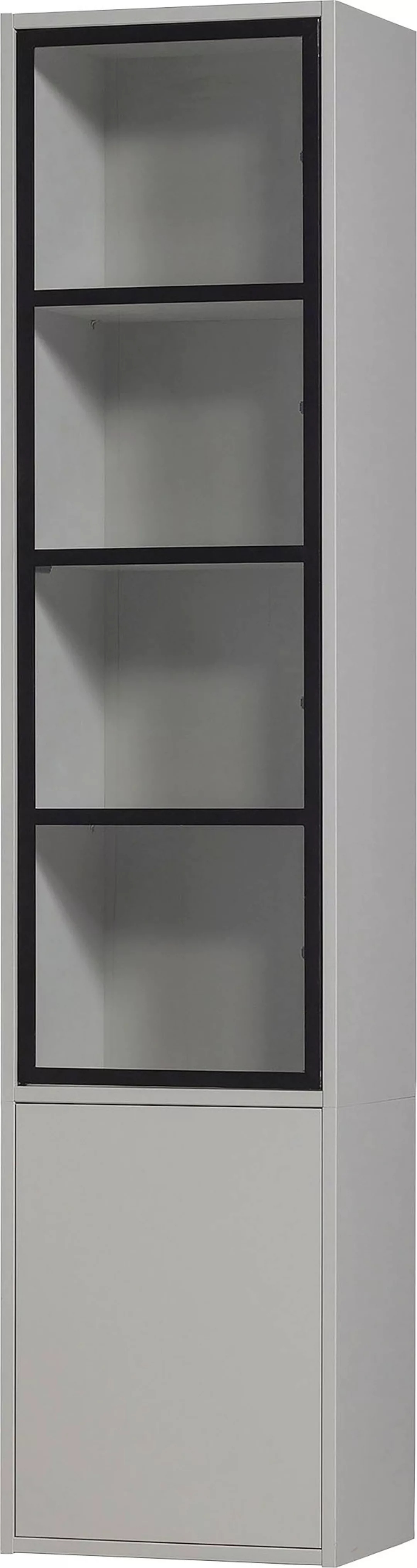 WOOOD Vitrine "Basic", mit zwei Türen, H 230 cm x B 52,5 cm günstig online kaufen