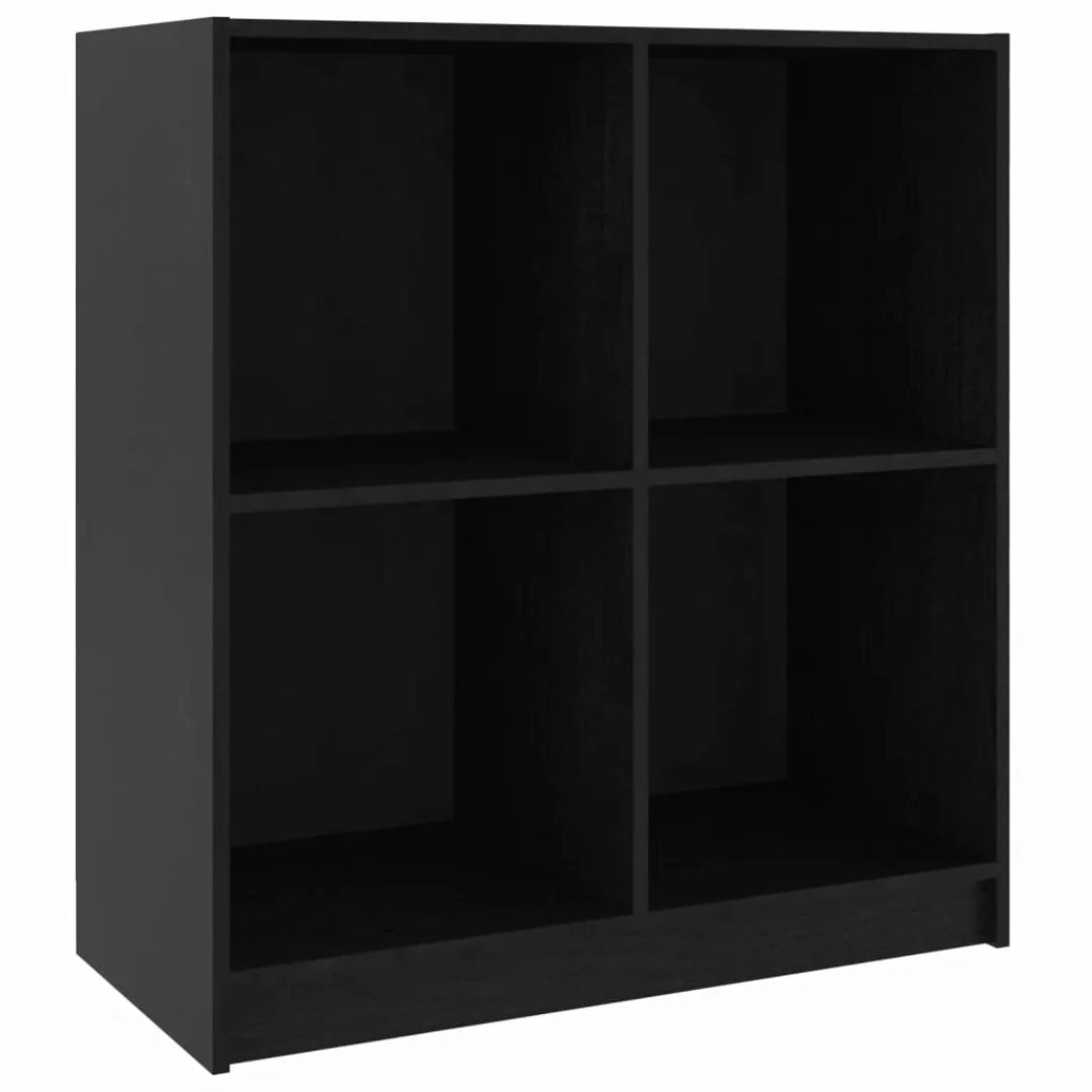 Vidaxl Sideboard Schwarz 70x33x76 Cm Massivholz Kiefer günstig online kaufen