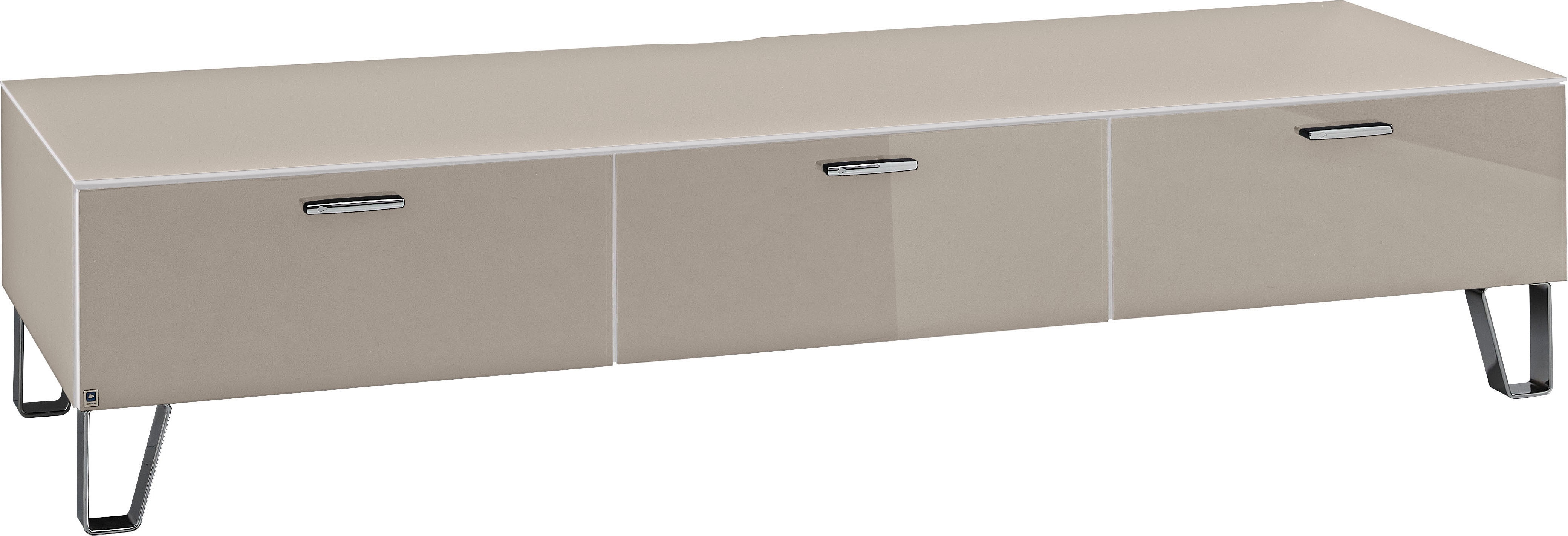 LEONARDO TV-Bank "Cube", mit Sicherheitsglas und edlem MDF Holz, Breite 189 günstig online kaufen