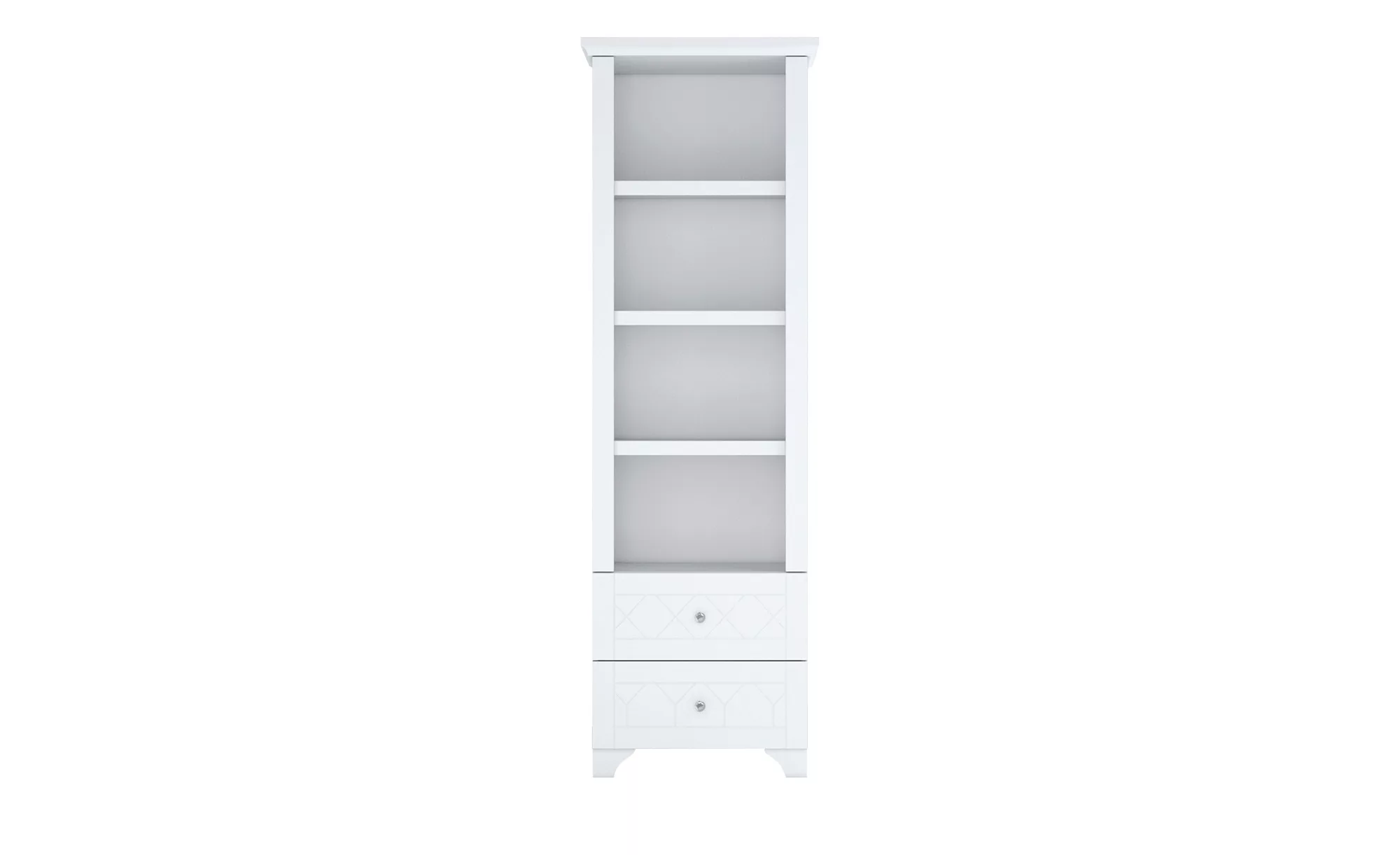 Regal  Royal White ¦ weiß ¦ Maße (cm): B: 66 H: 205,4 T: 44,6 Regale > Büch günstig online kaufen