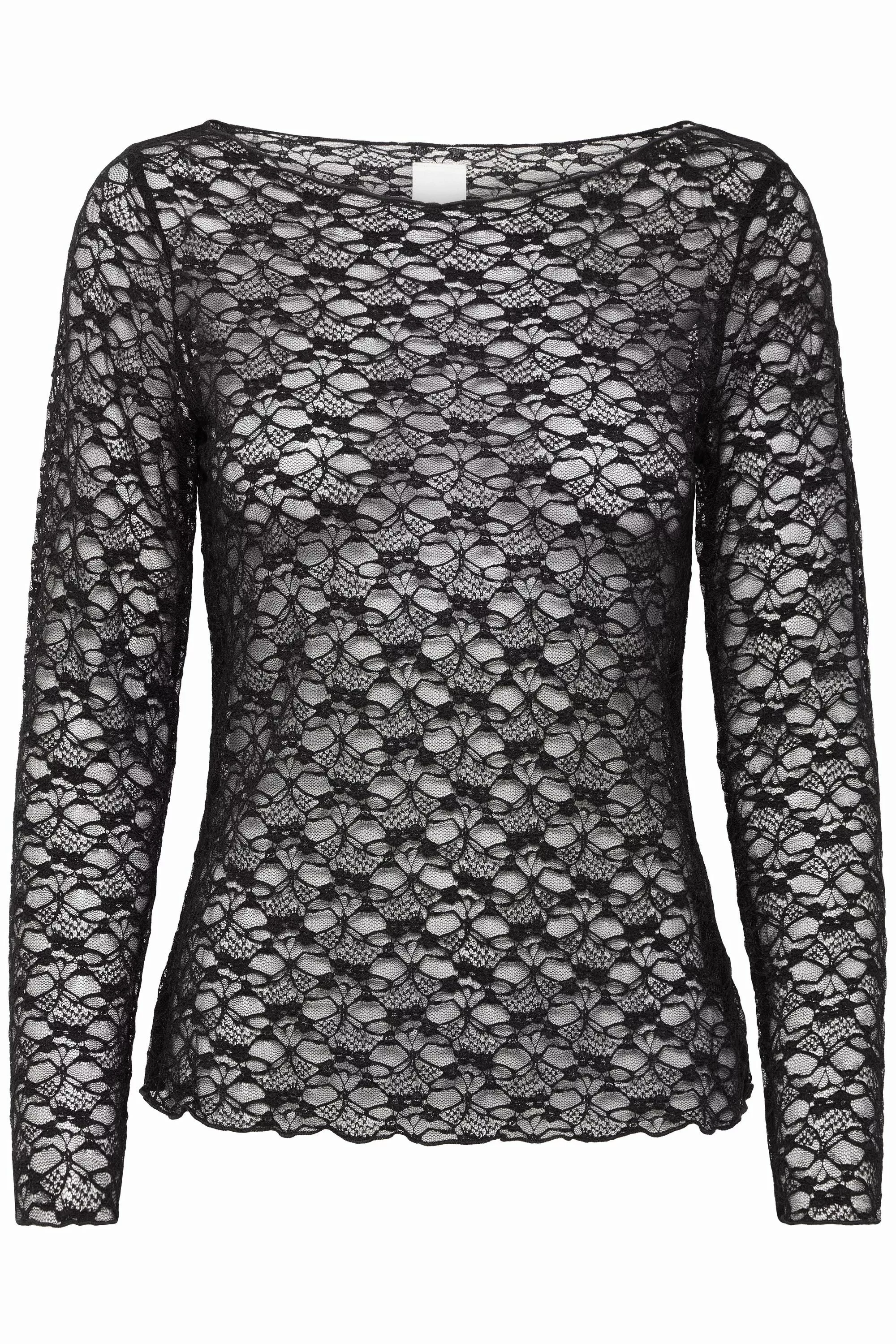 Ichi Longsleeve IHPERLA LS modernes Longsleeve im Stickerei-Look günstig online kaufen