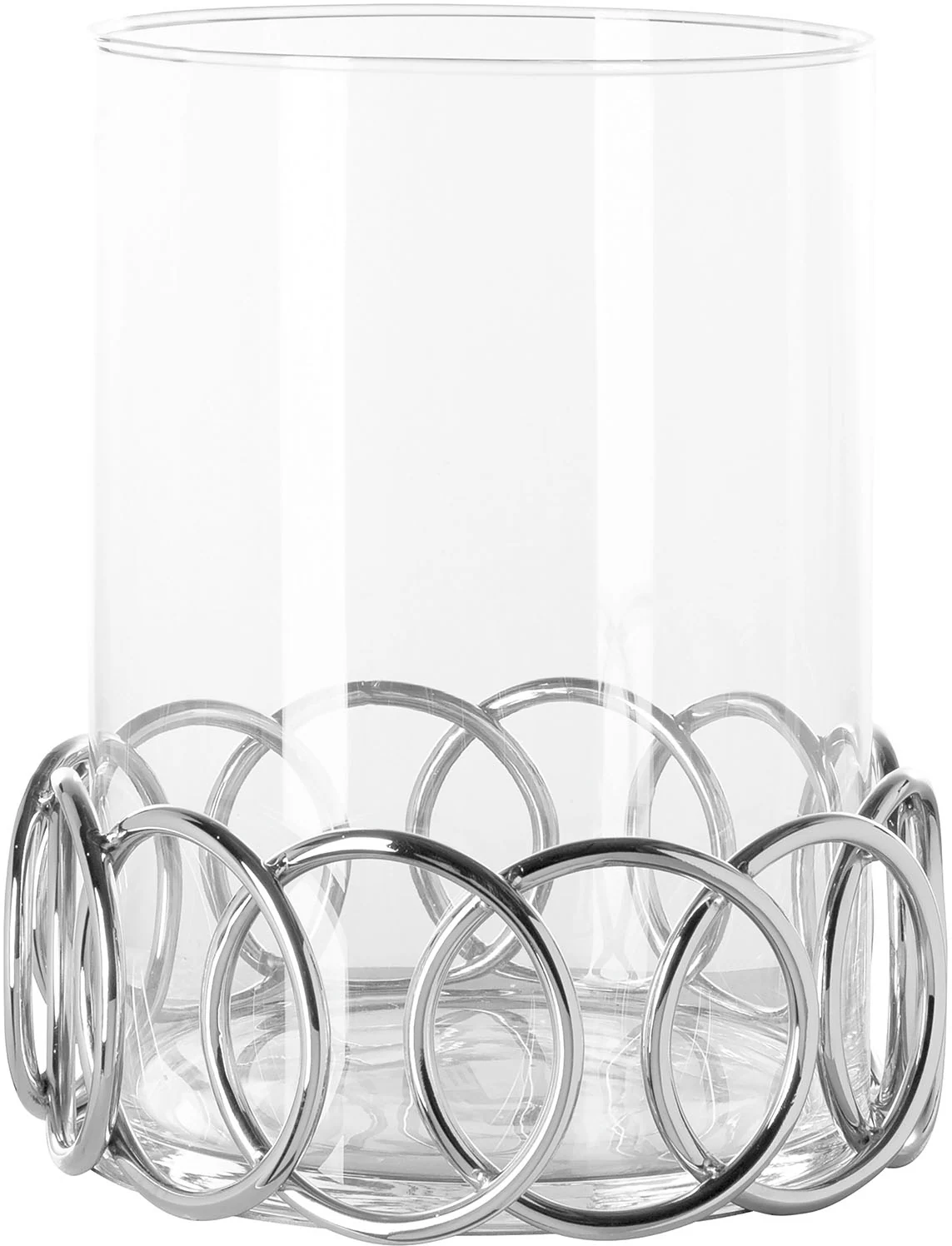 Fink Windlicht »JUWEL«, (1 St.), Kerzenhalter aus Edelstahl mit Glaseinsatz günstig online kaufen